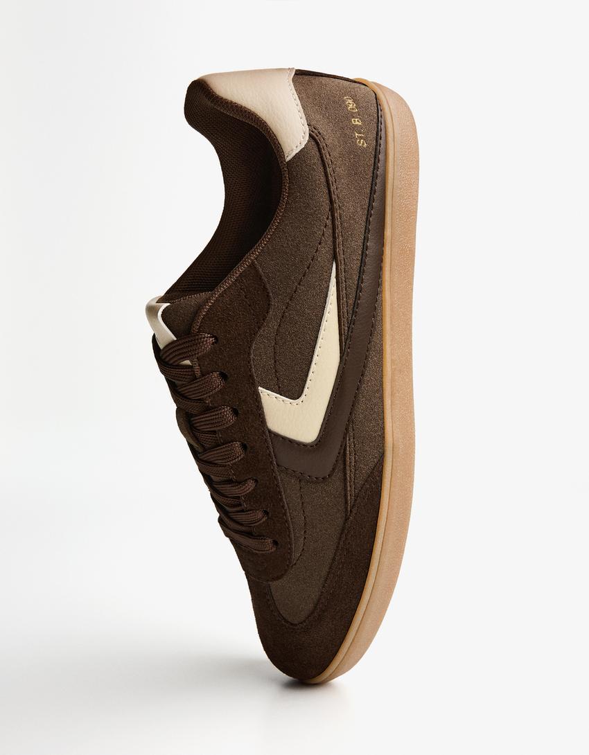 Retro trainers-Brown-2