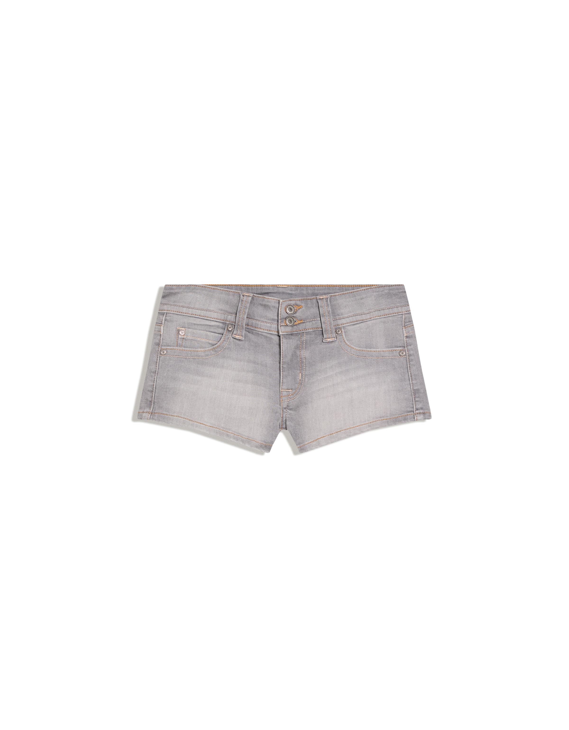 Denim mini shorts
