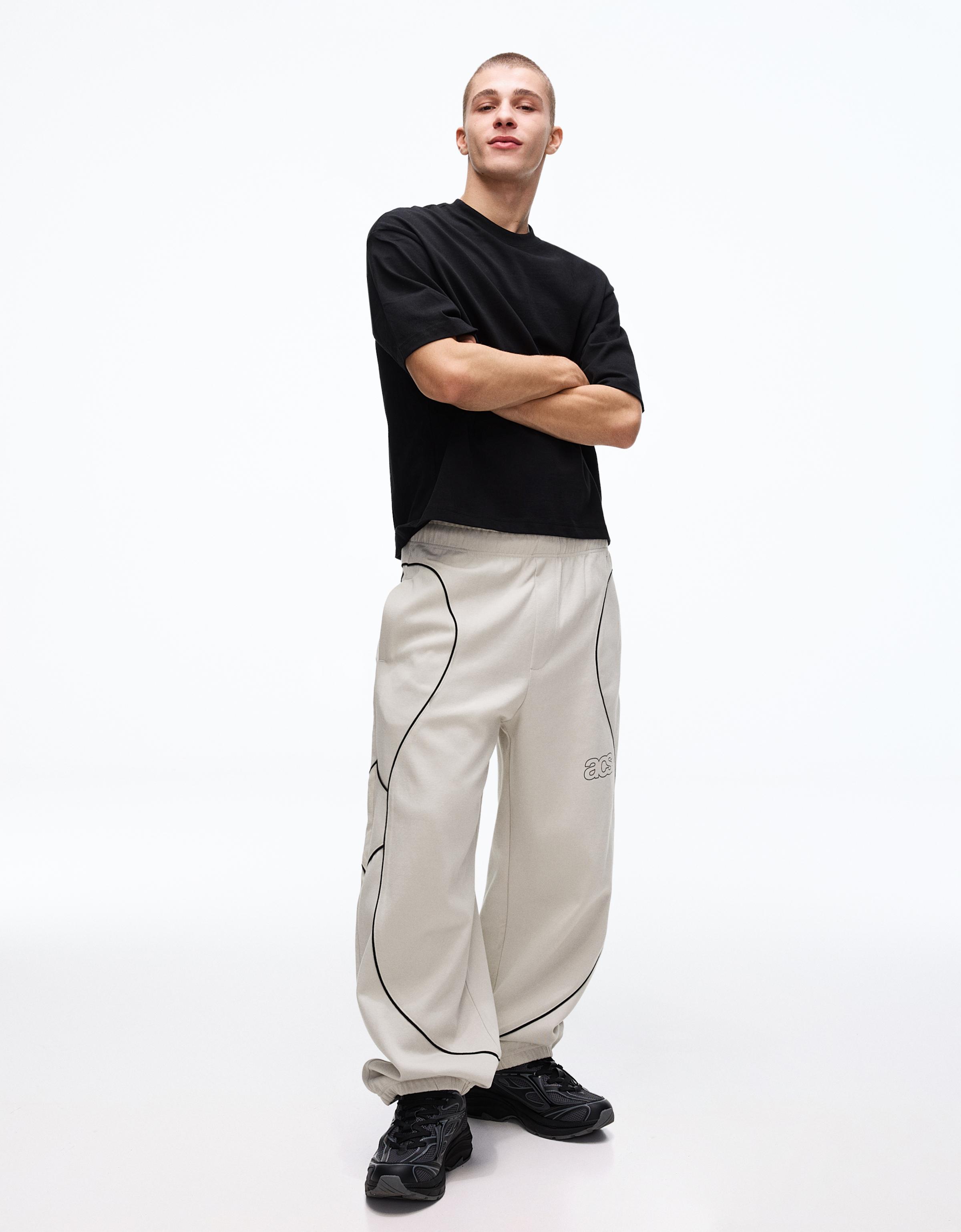 Baskılı balloon fit pantolon - Görsel 18