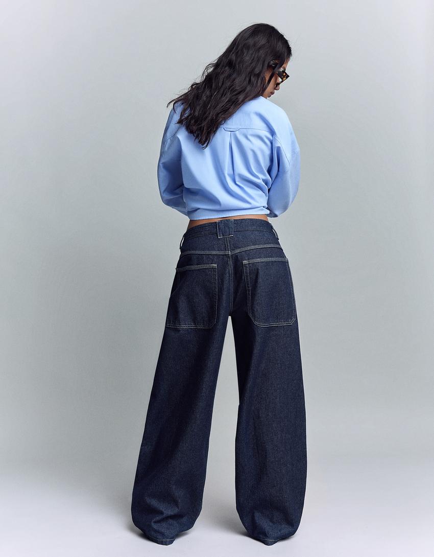 Jeans Barrel Hombre Bershka jeans-barrel-hombre-bershka