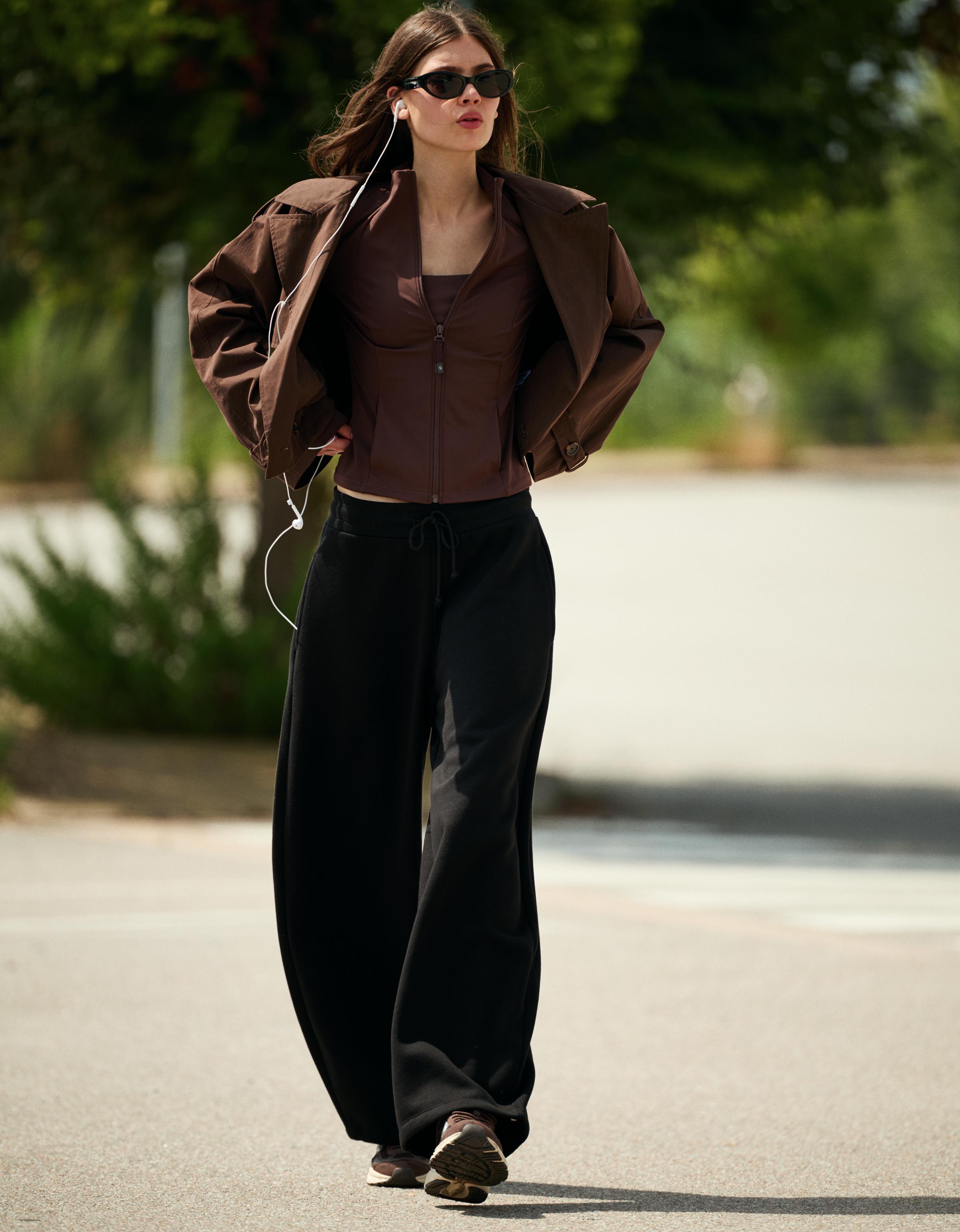 Stoperli barrel fit şardonlu pantolon - Görsel 164