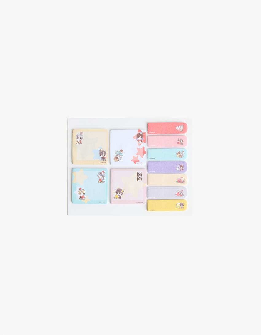 Pack notas adhesivas TinyTAN-Azul-2