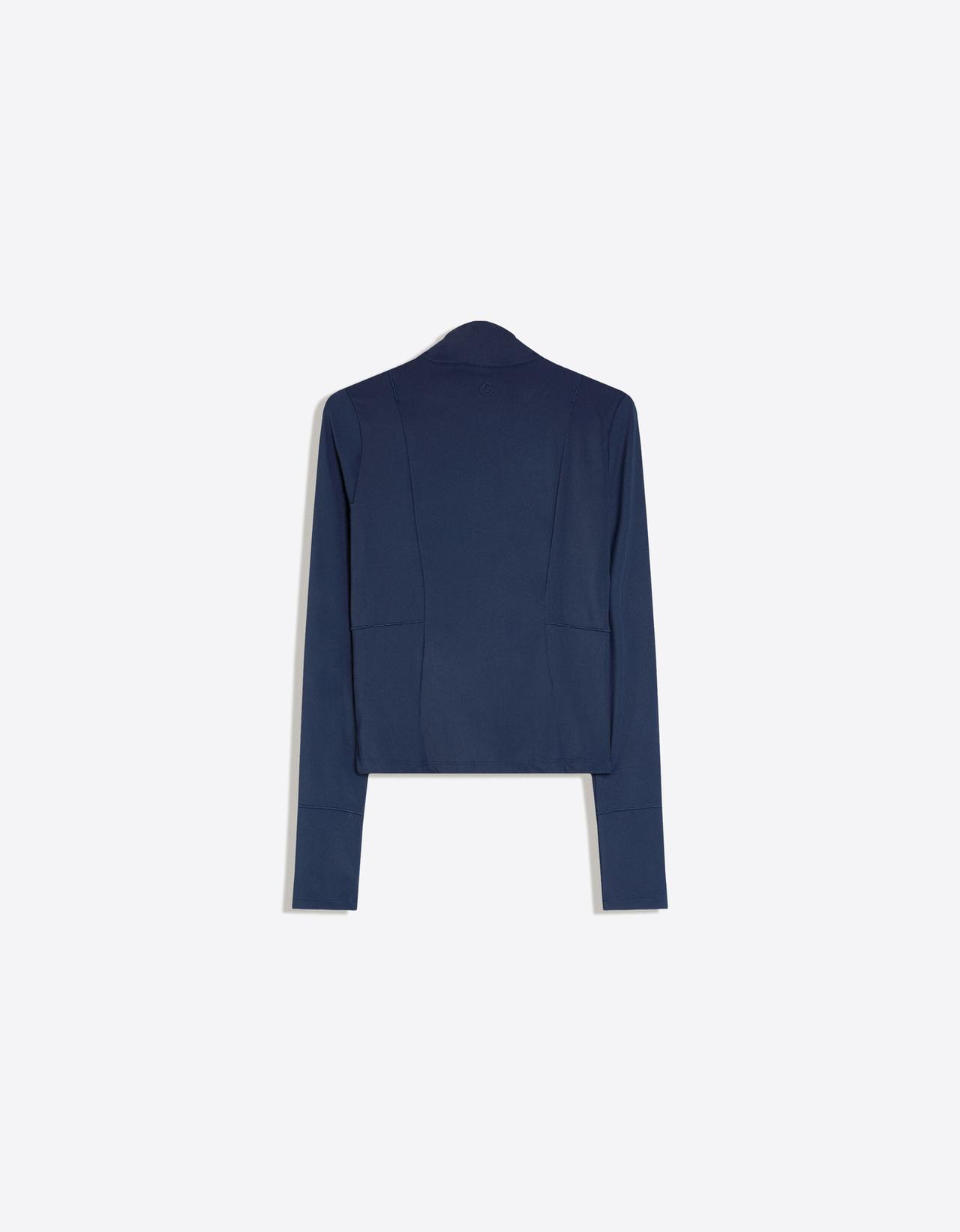 Technical fabric zip-up jacket – Breathable & Quick Dry — Washed out blue