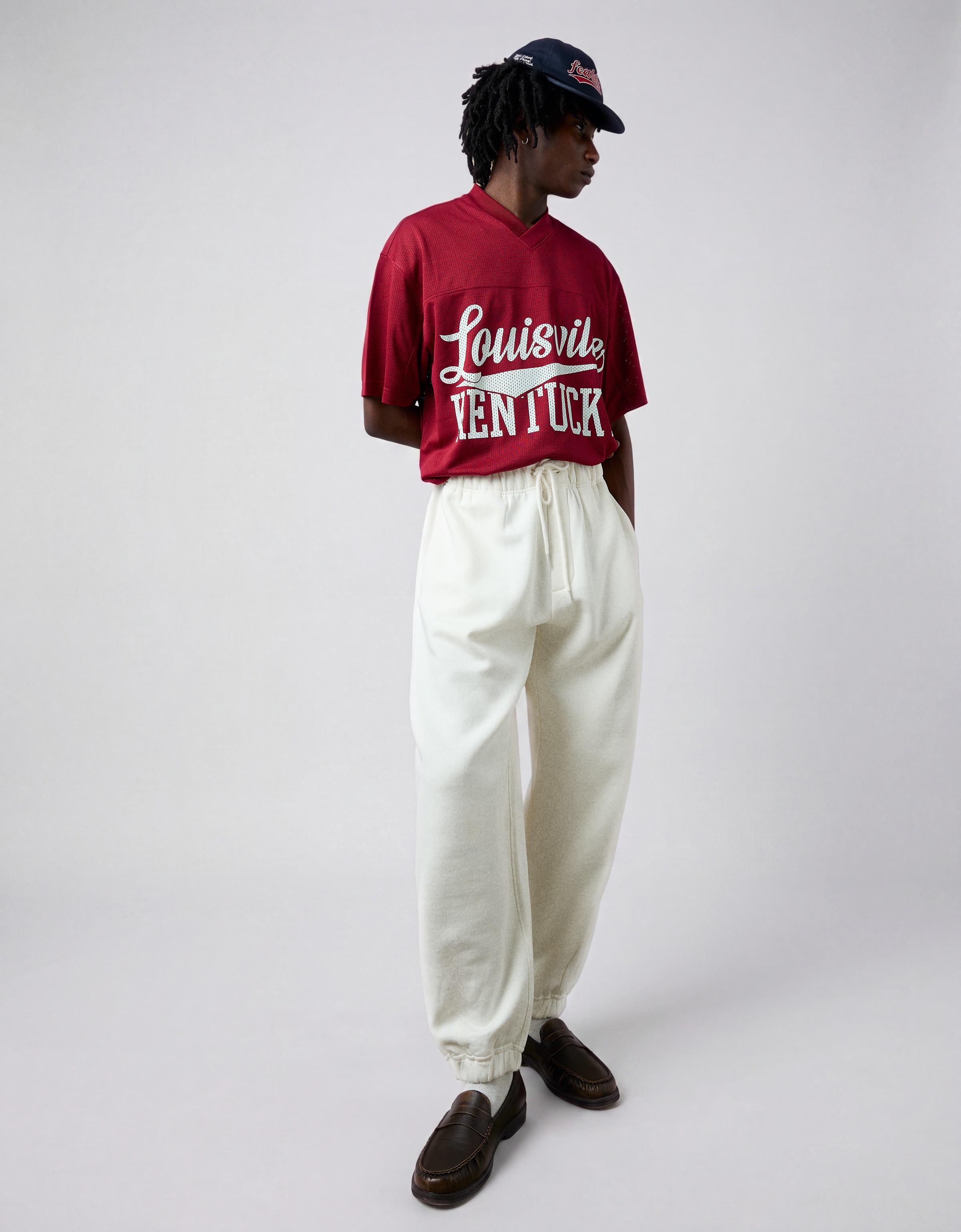 Mesh print T-shirt — Red