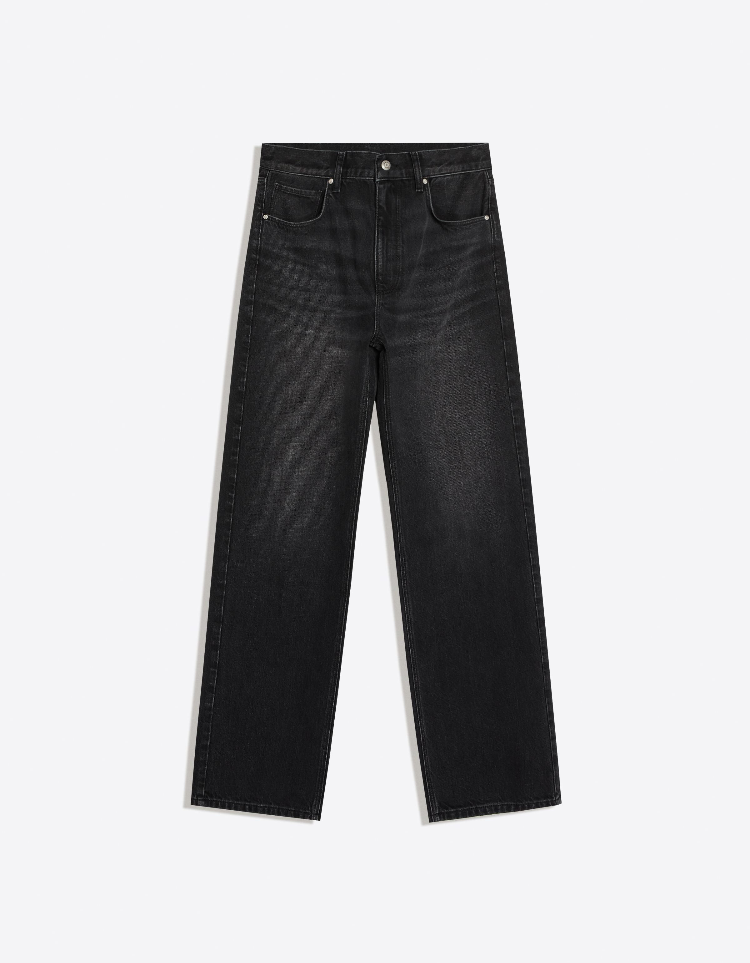 Straight baggy jeans — Black