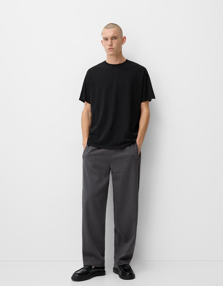 Pantalón jogger tailoring-Gris-0