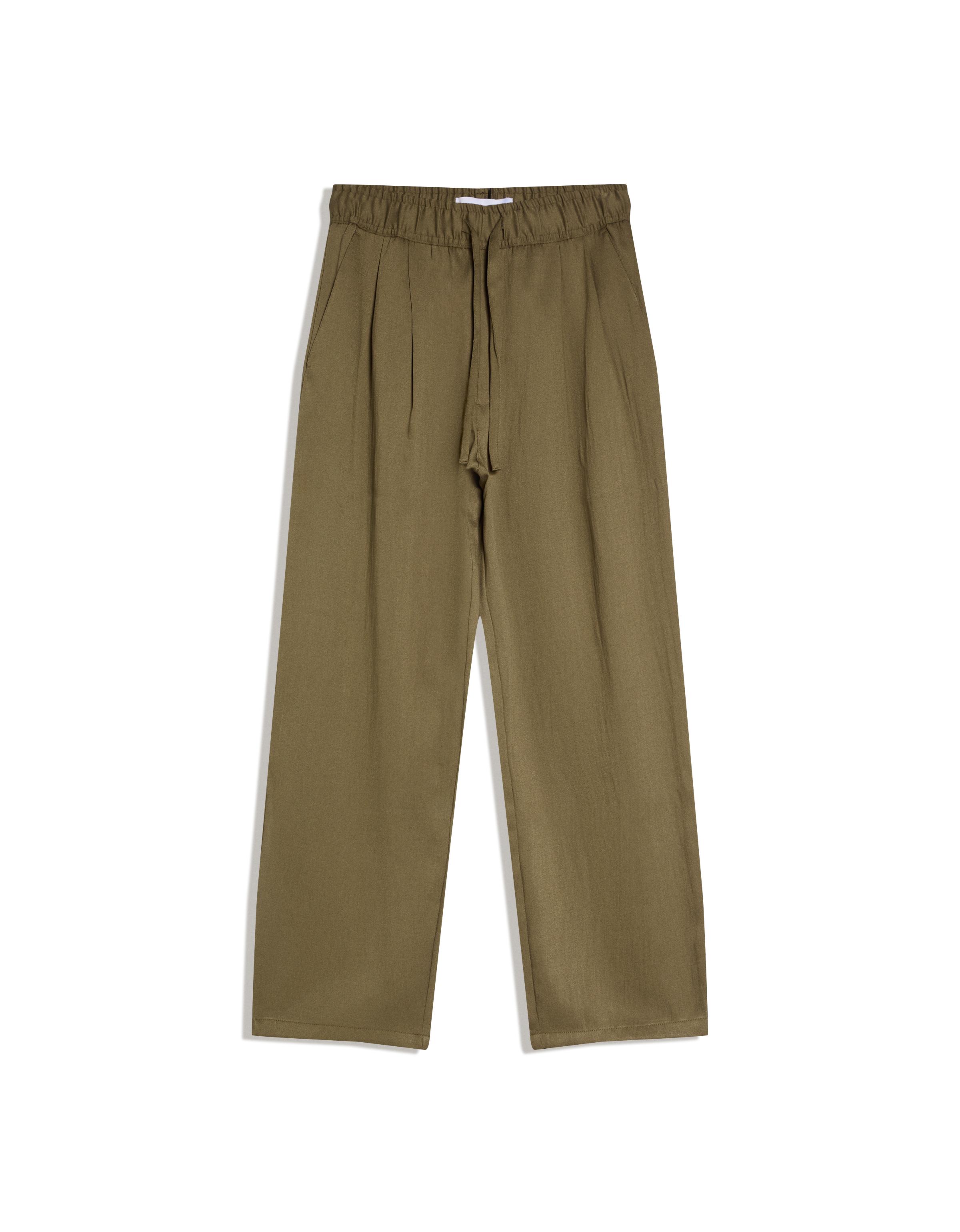 Rustic baggy trousers — Khaki