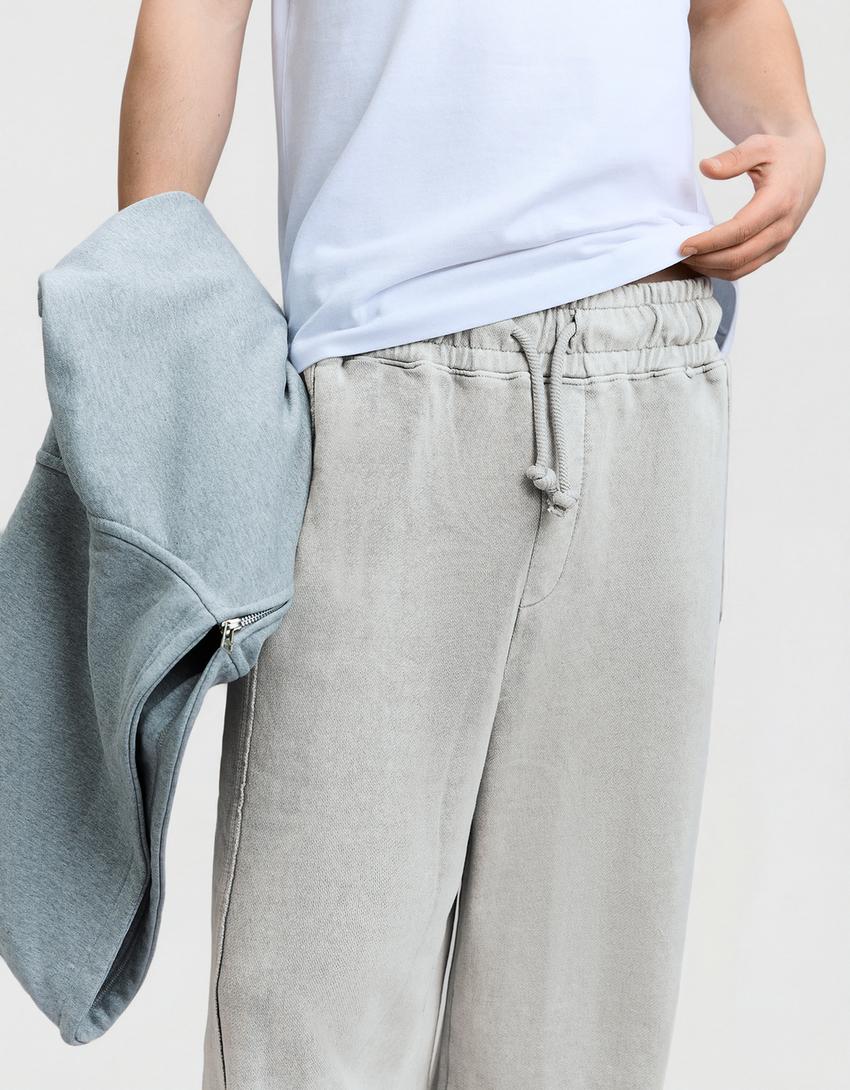 Celana panjang super baggy-Batu