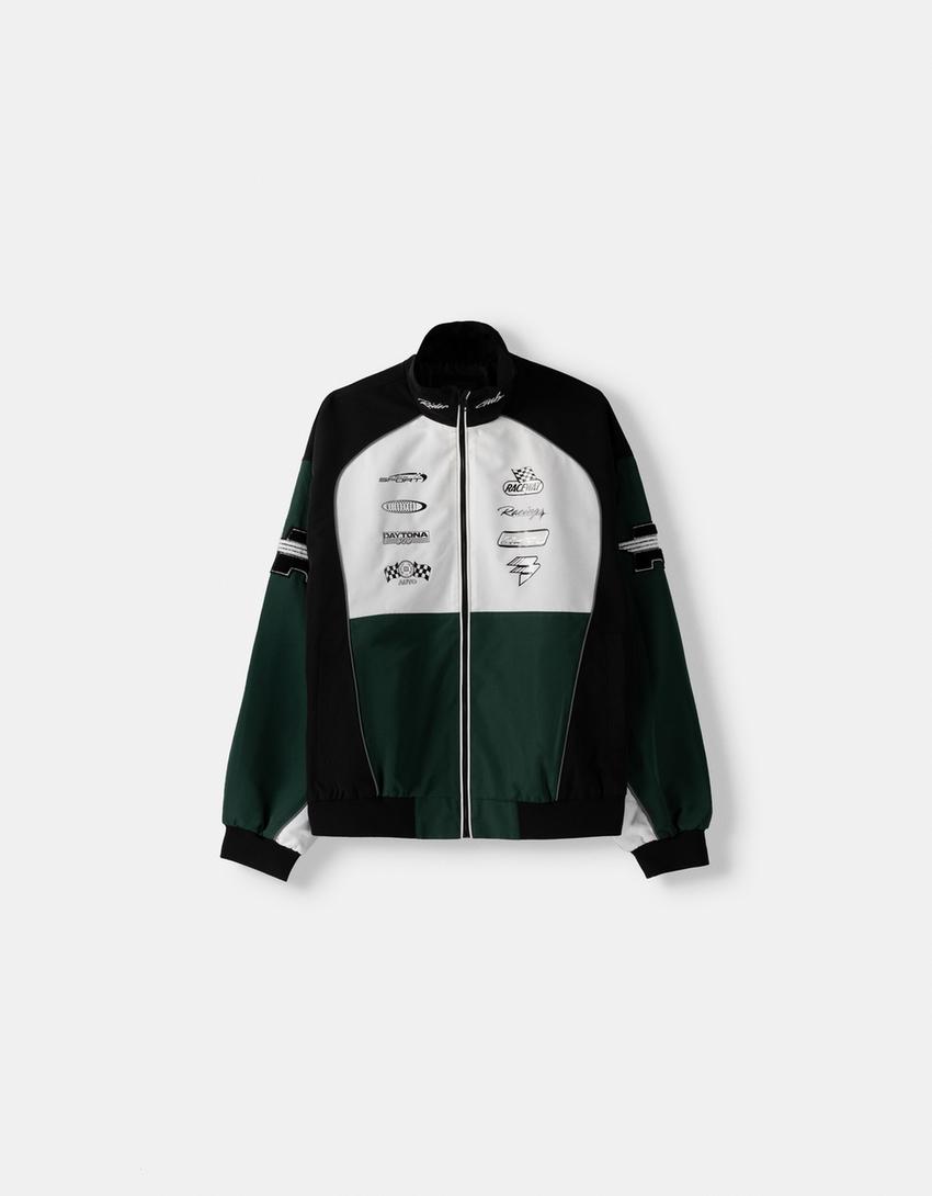 Technical racing jacket-Green-4