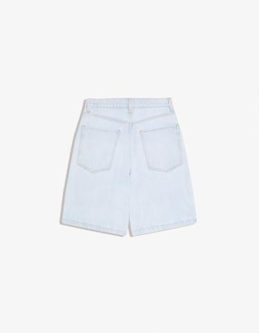 Baggy denim Bermuda shorts — Light blue 6
