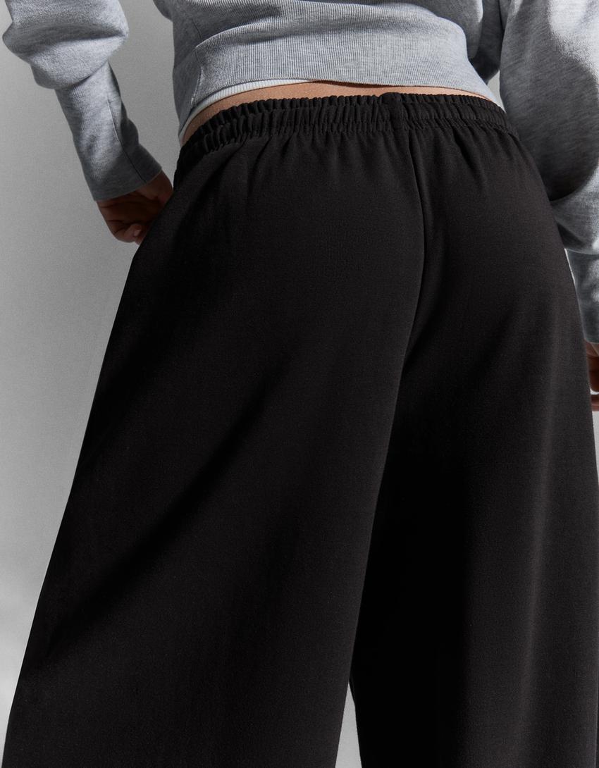 Pantalons barrel pelfa stoppers-Negre