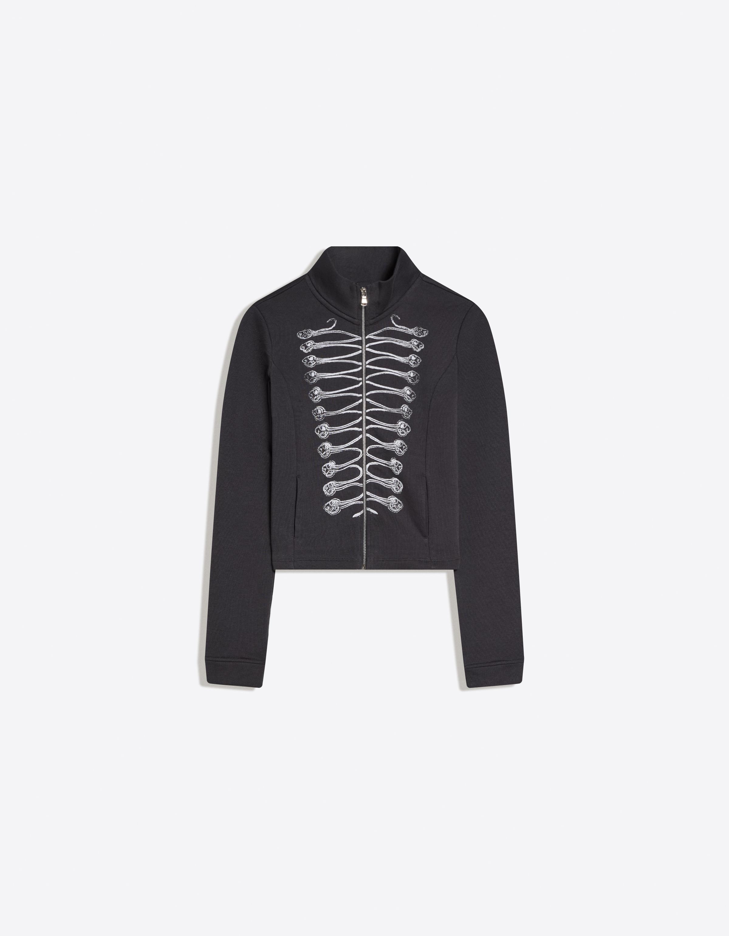 Fitted graphic jacket