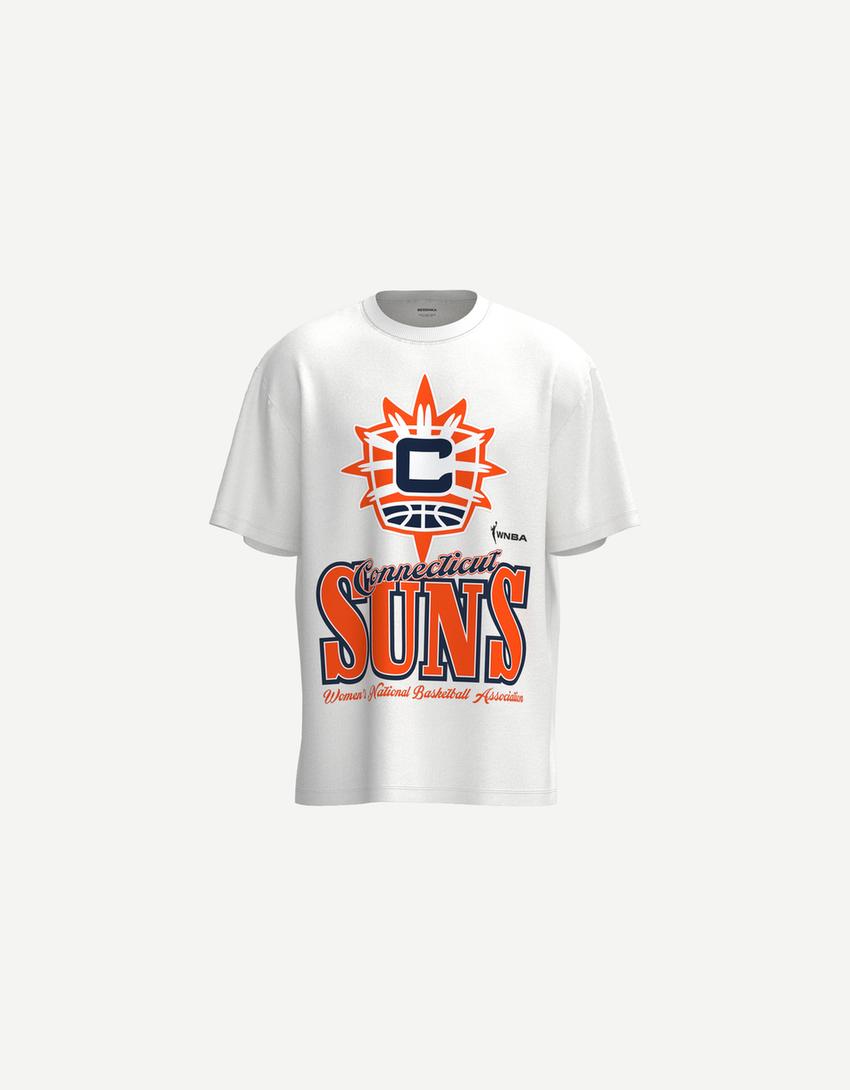Maglietta WNBA Connecticut Sun maniche corte-Bianco-3