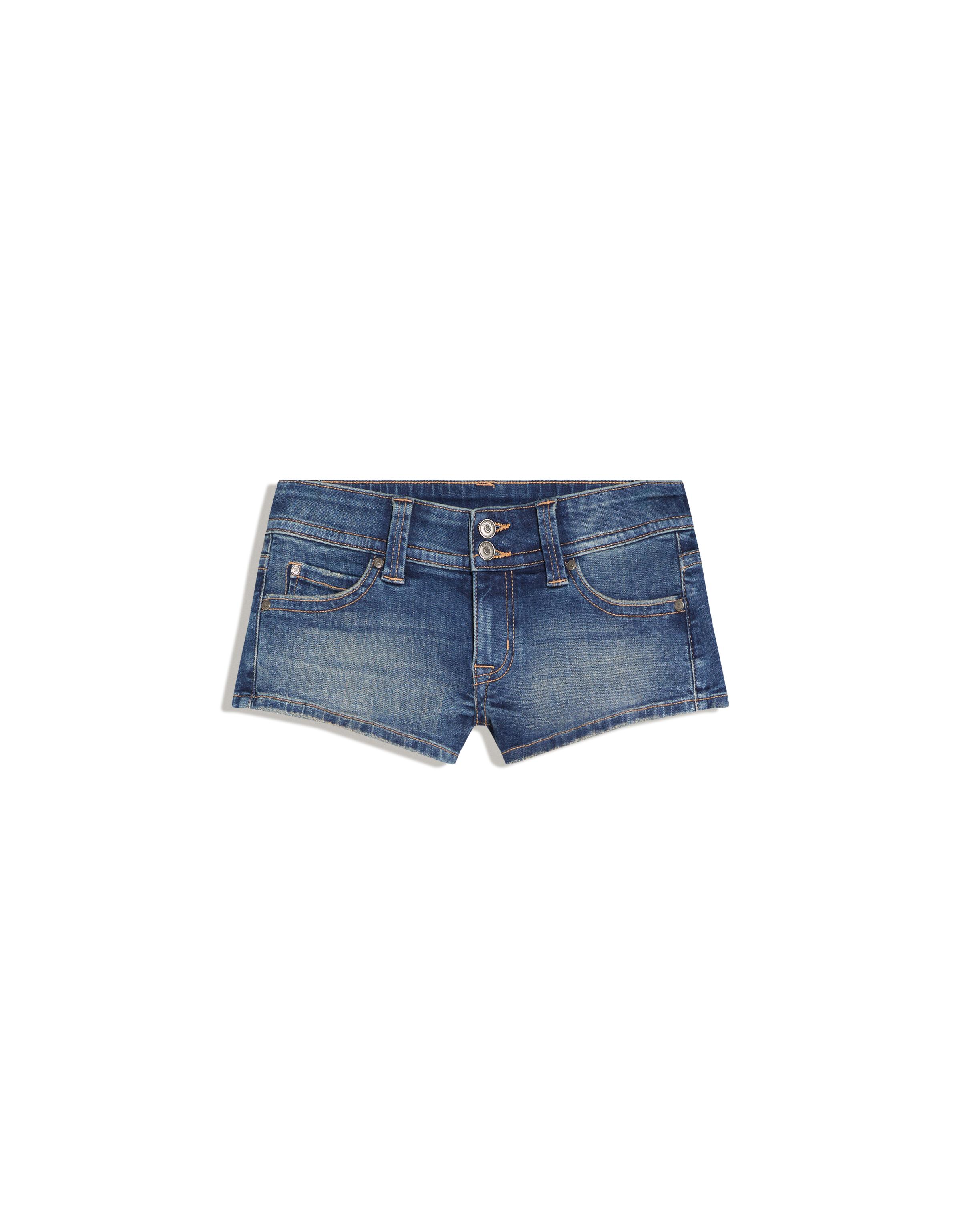 Denim mini shorts