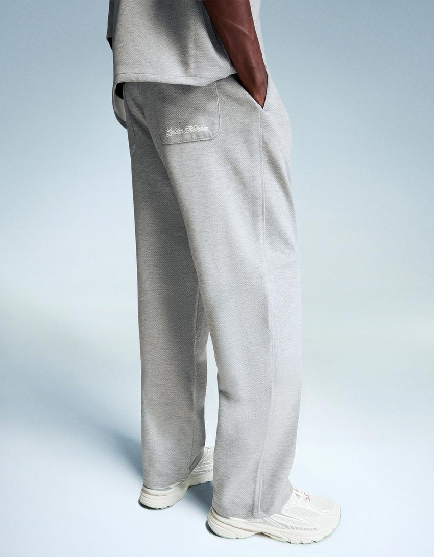 Super baggy jogger trousers-Grey-2