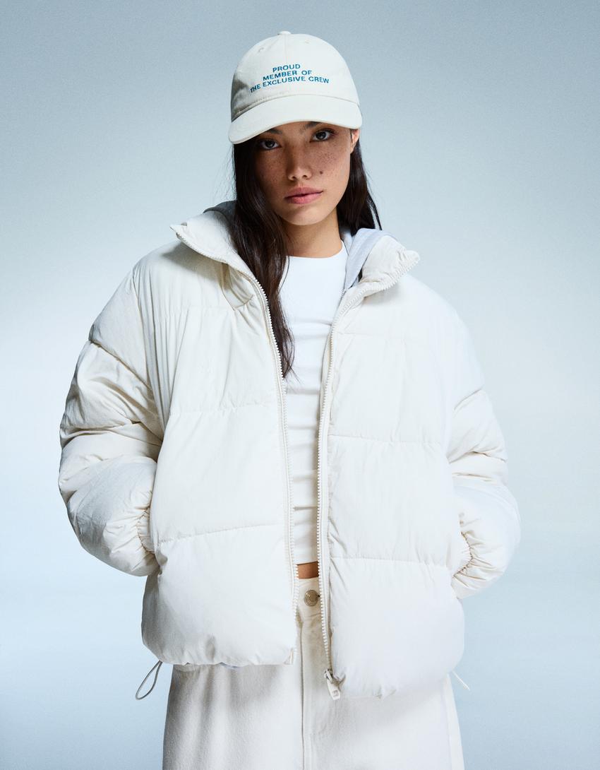 Puffer jacket-White-0