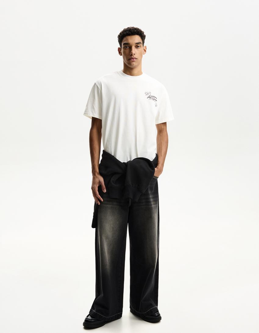 Auto's T-shirt met korte mouw-Wit
