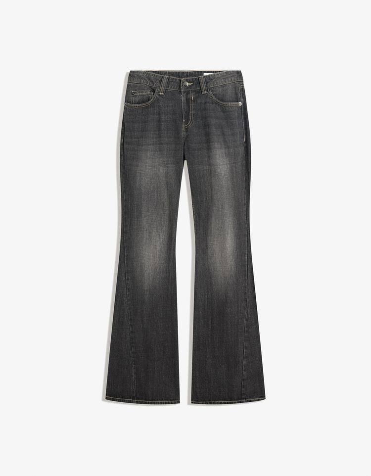 Flared baggy jeans