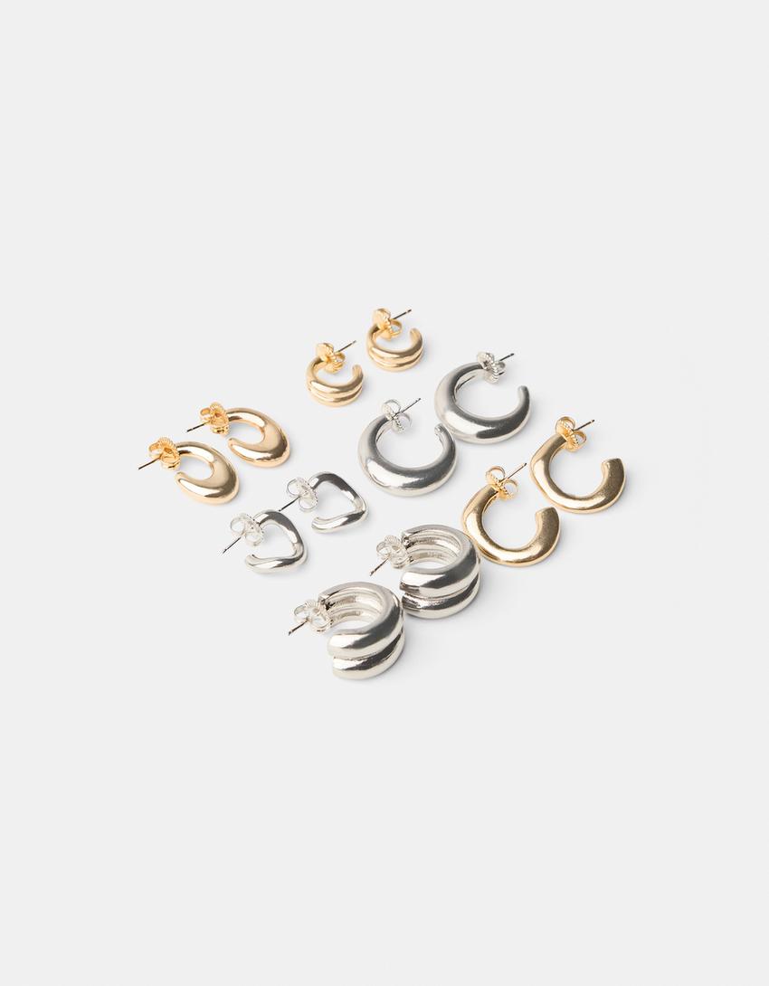 Lot 6 boucles d’oreilles Signature Edition-Argent-4