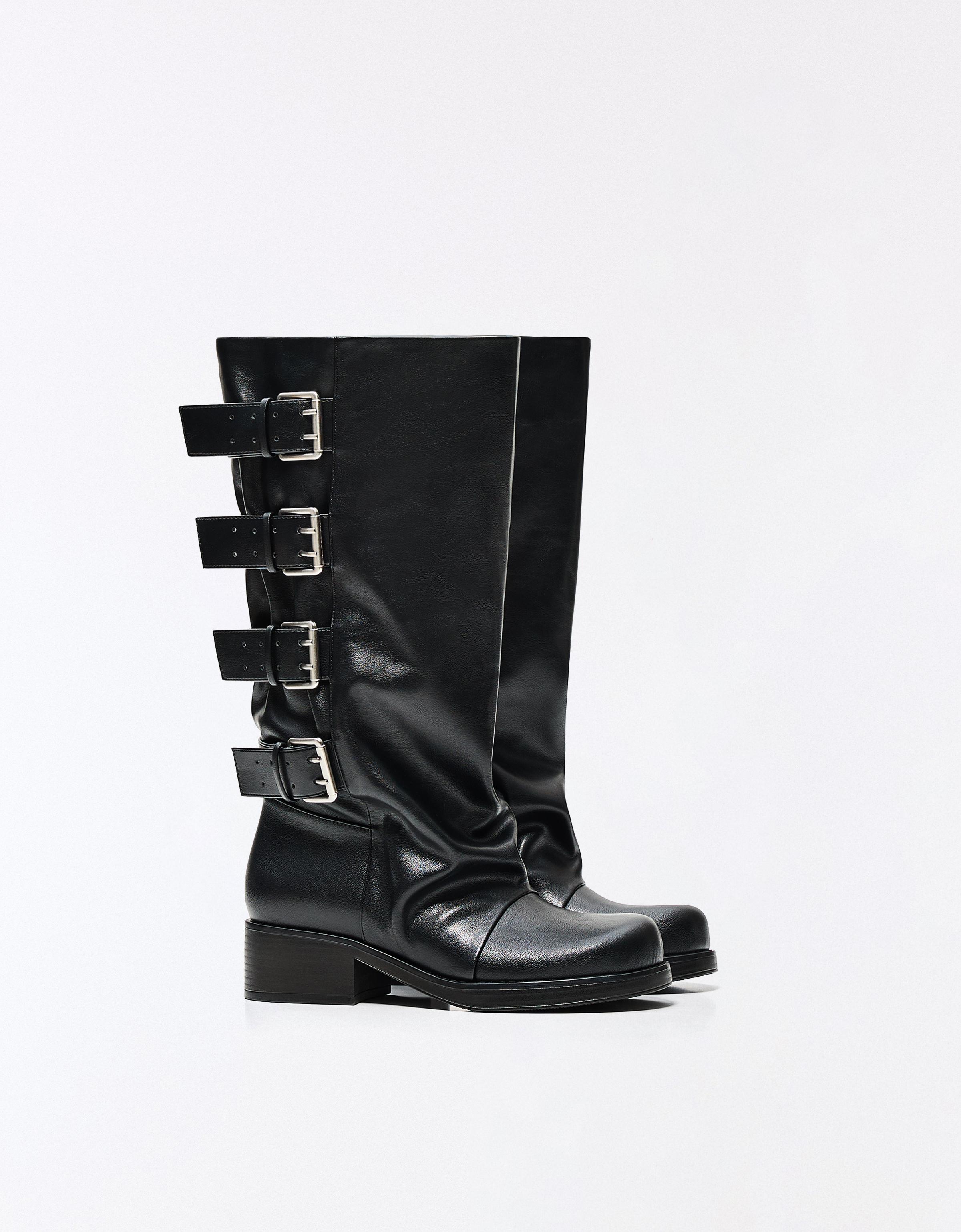 Biker boots — BLACK