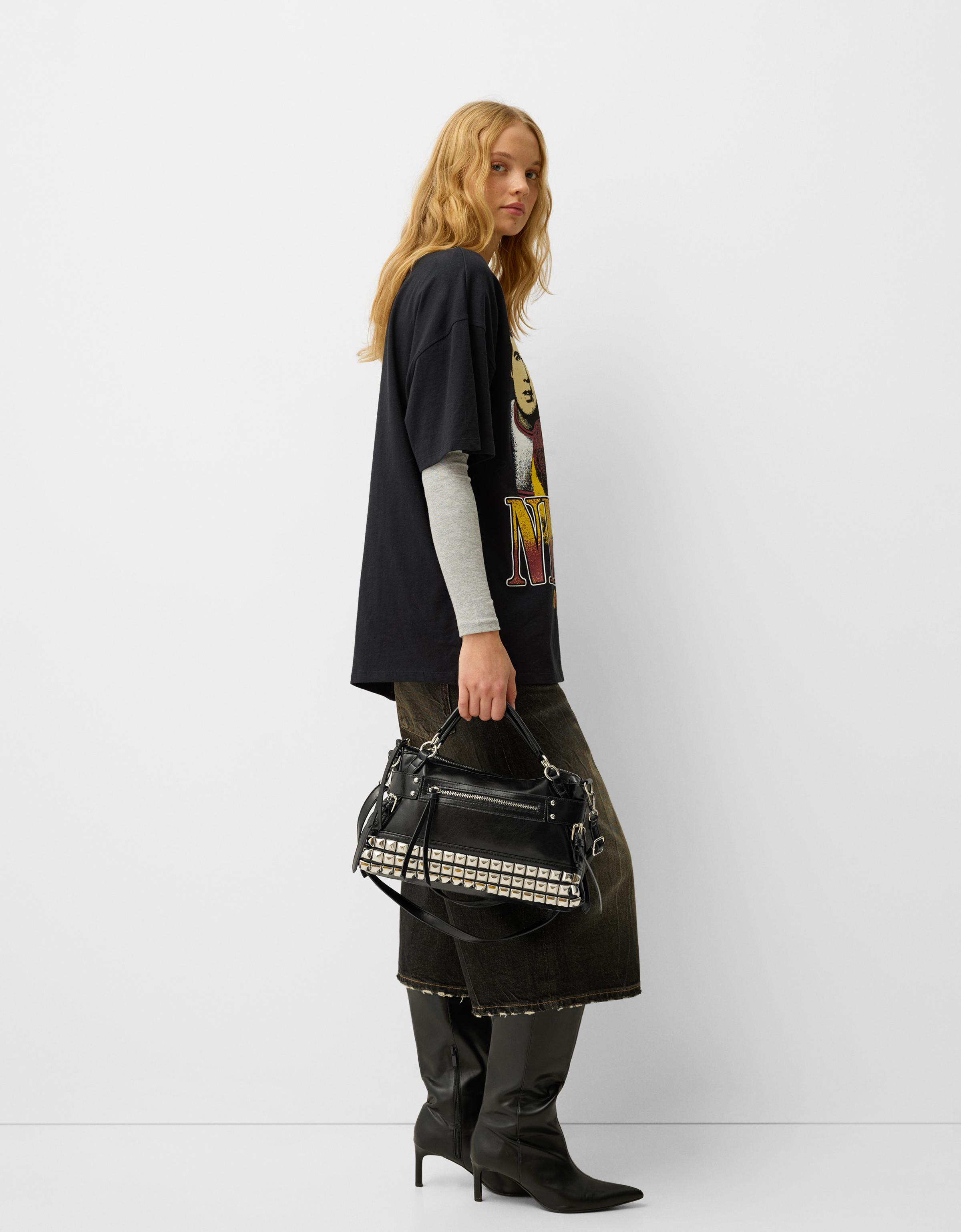Studded bowling bag - Accessories - BSK Teen | Bershka