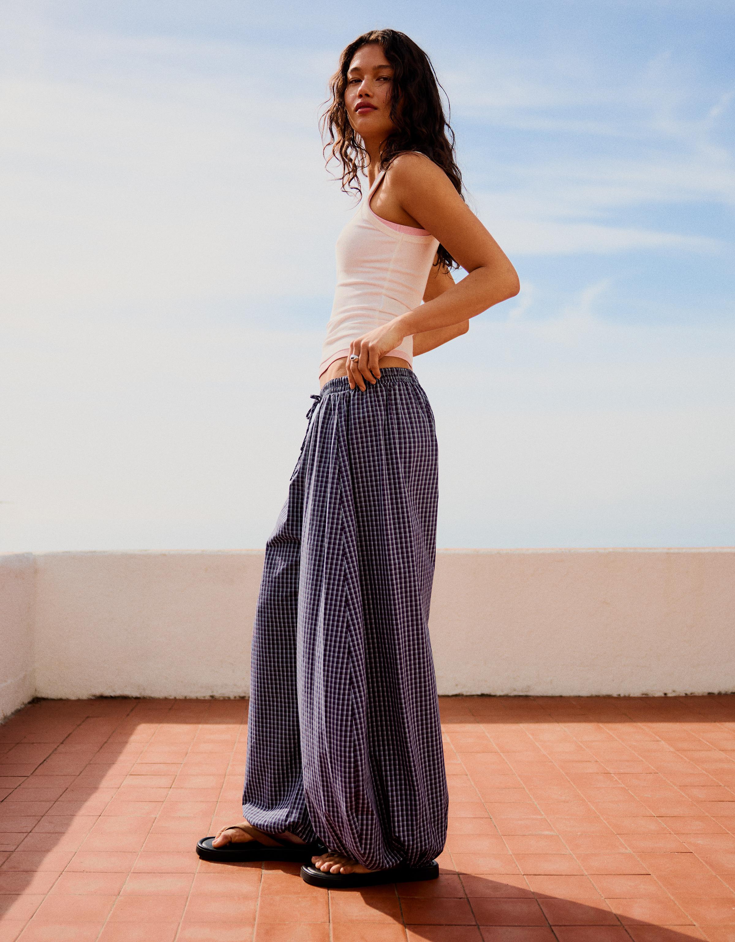 Ribbed vest top — Off white