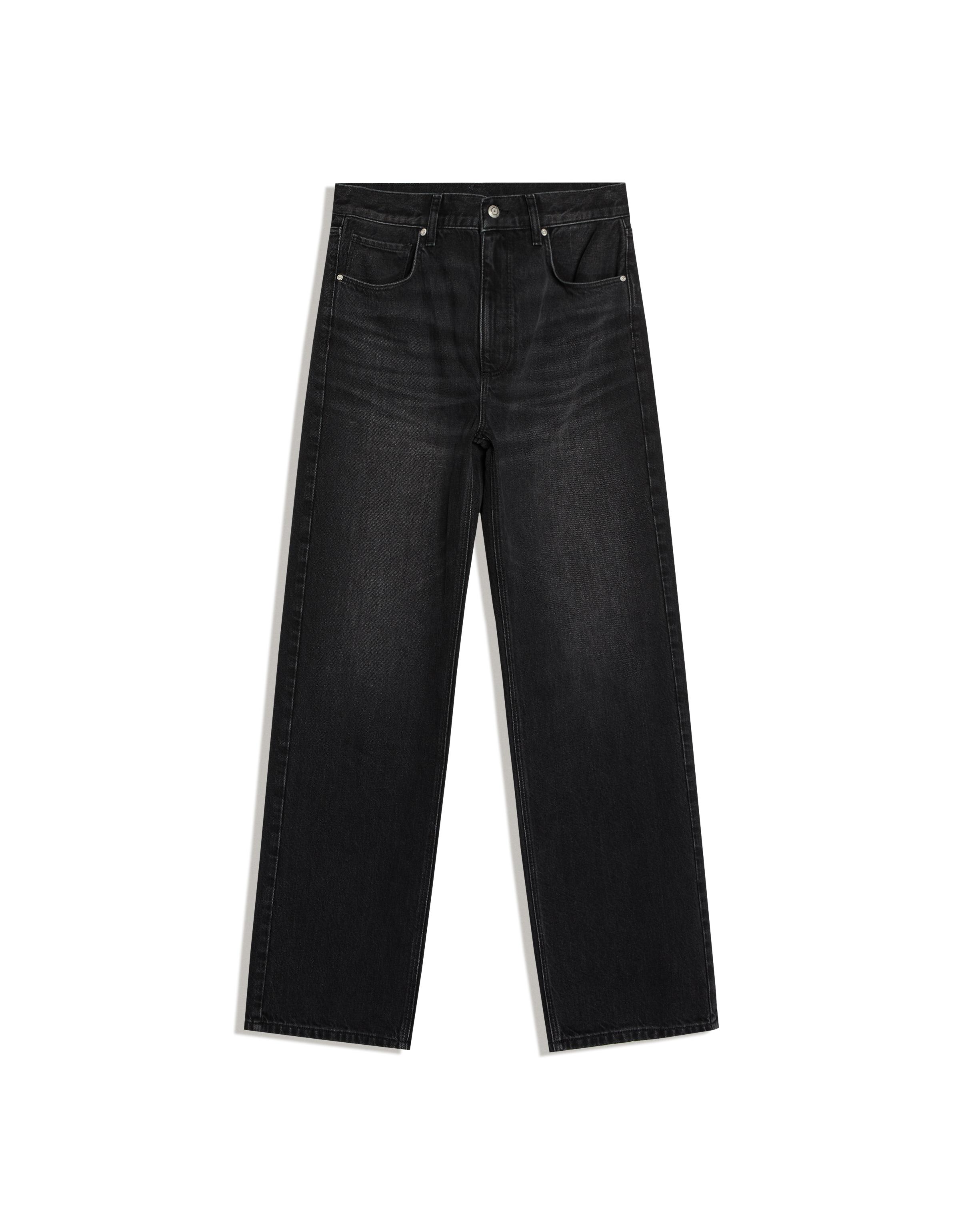 Straight baggy jeans — Black