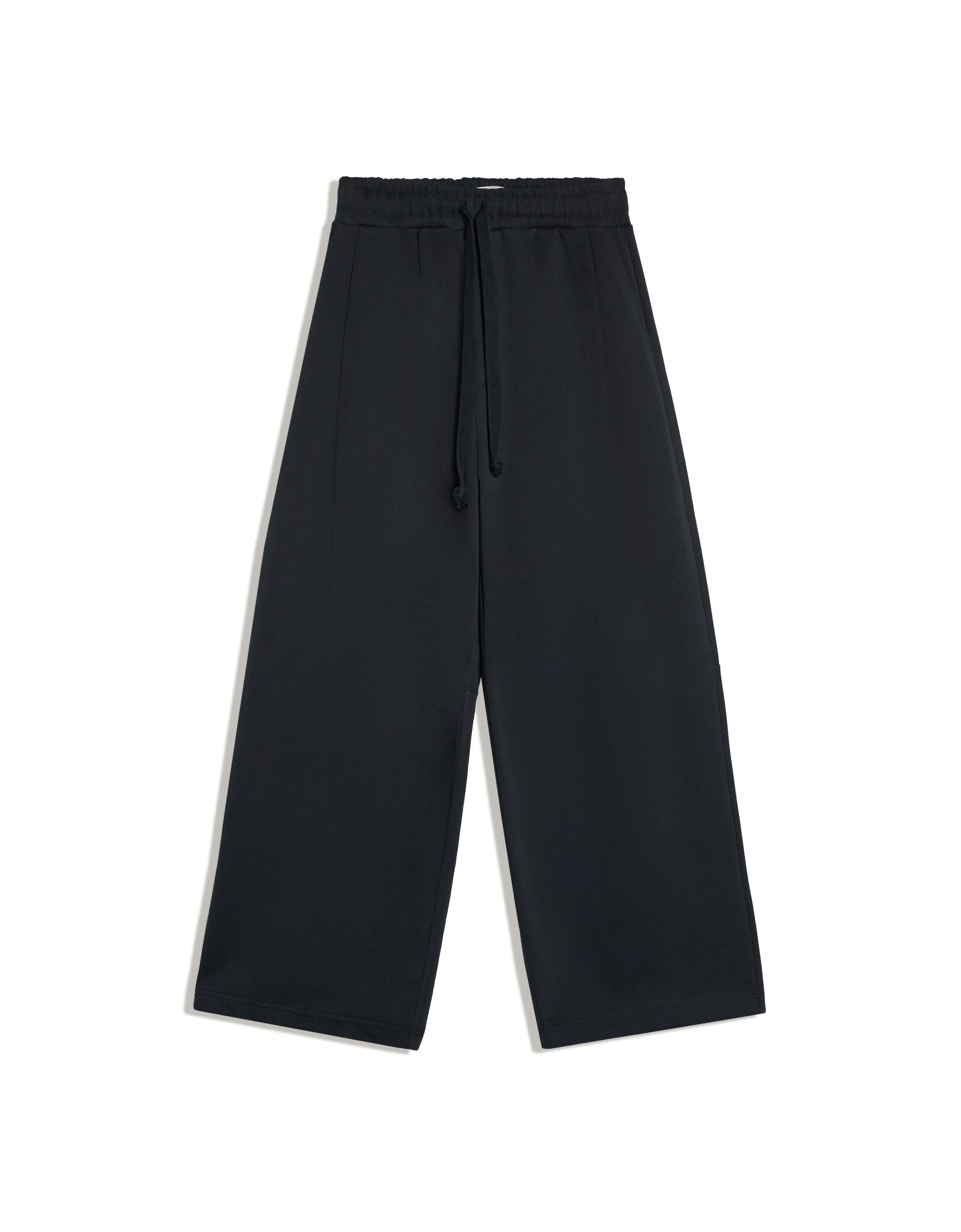 Super baggy pleated trousers — Navy