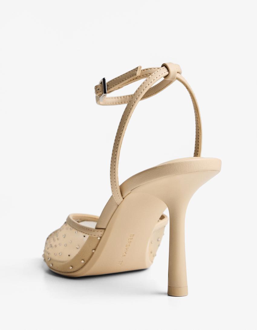 Escarpins split fantaisie-Beige