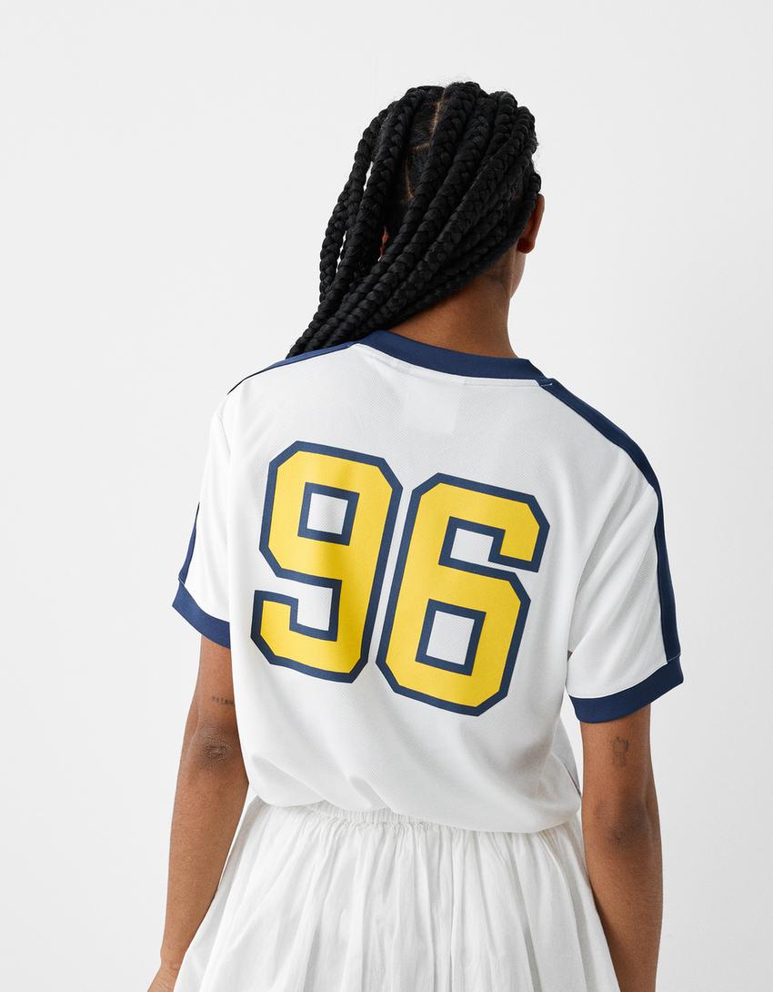 تيشرت تقني بطبعة لوس أنجلوس جالاكسي-أبيض-8