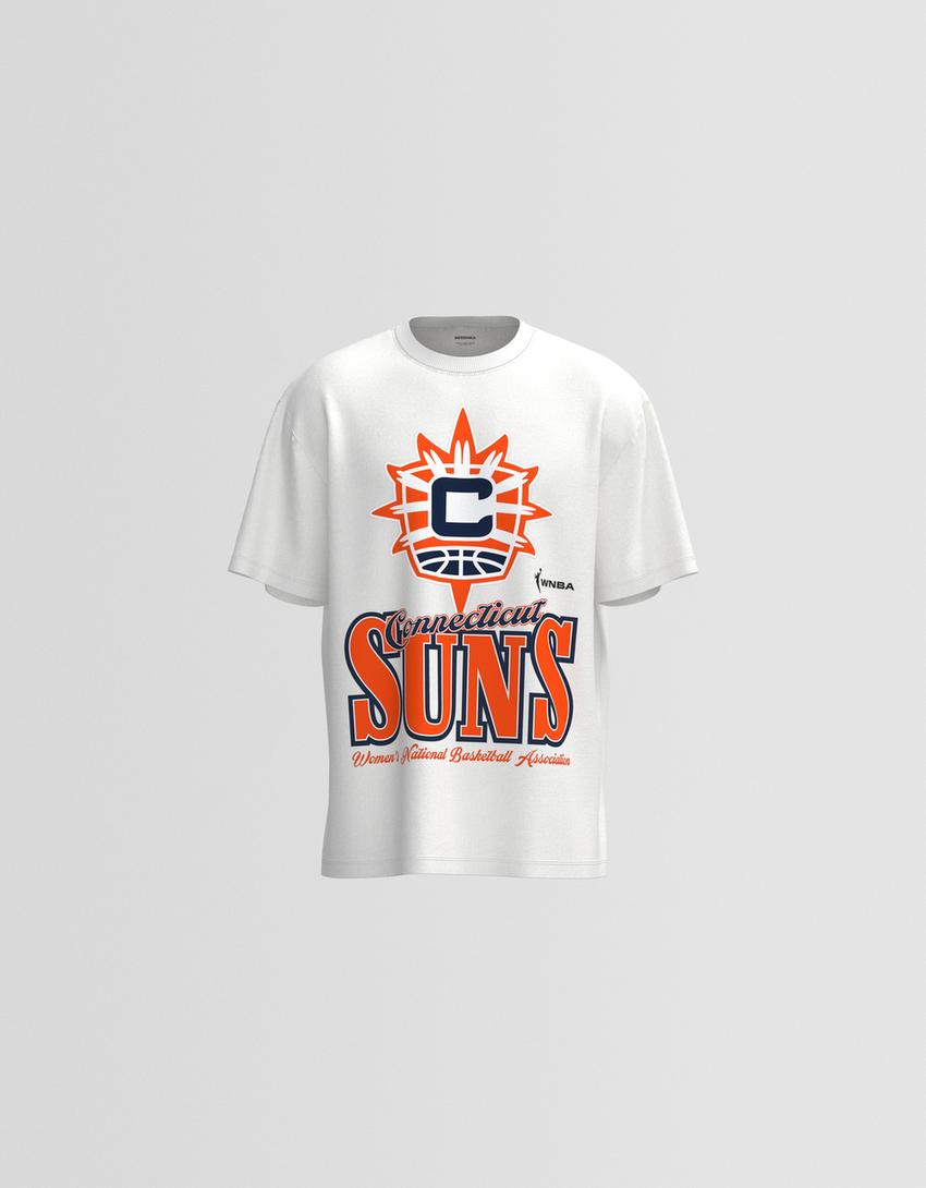 WNBA tričko s krátkym rukávom Connecticut Sun-Biela-3