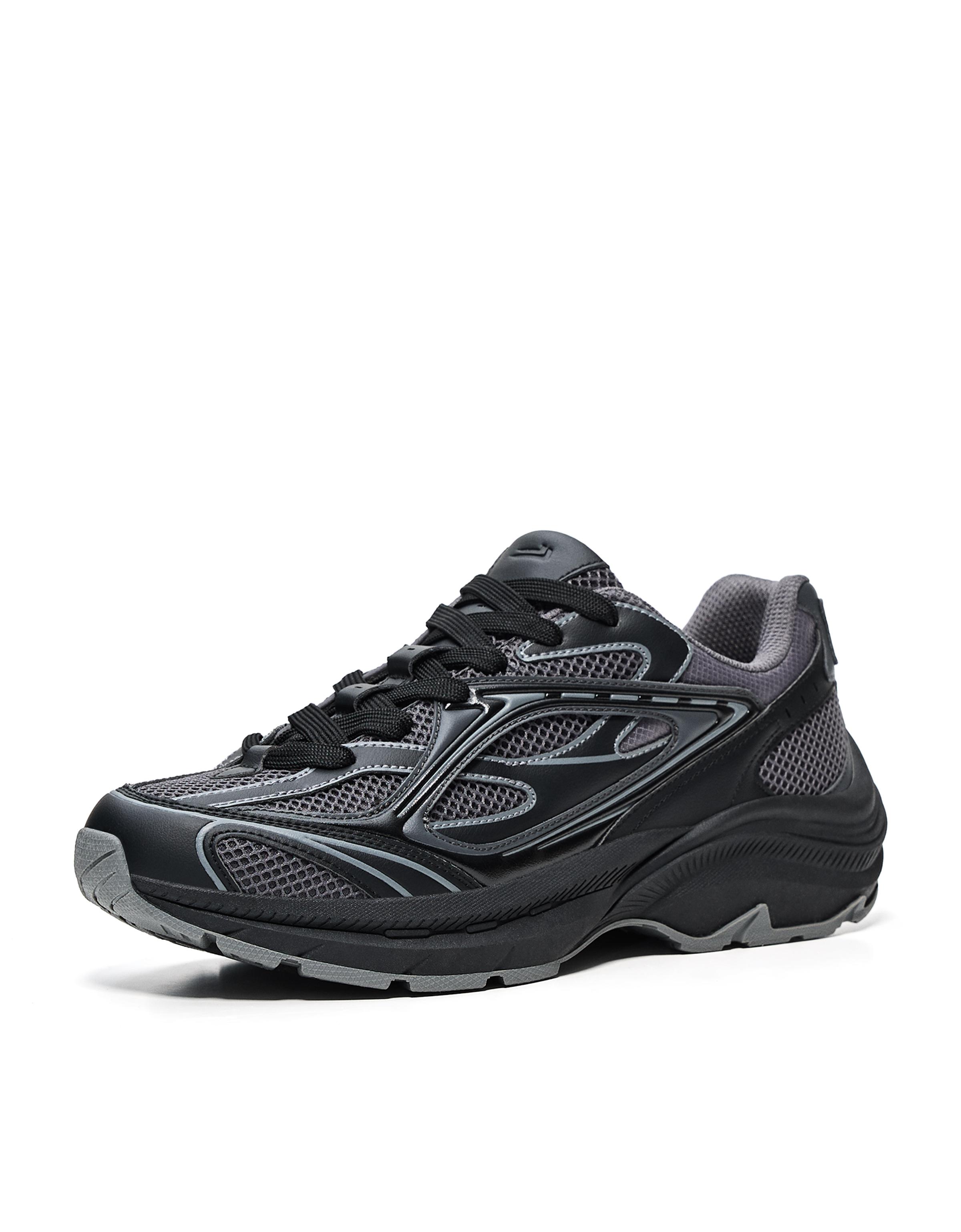 Chunky sole trainers — BLACK