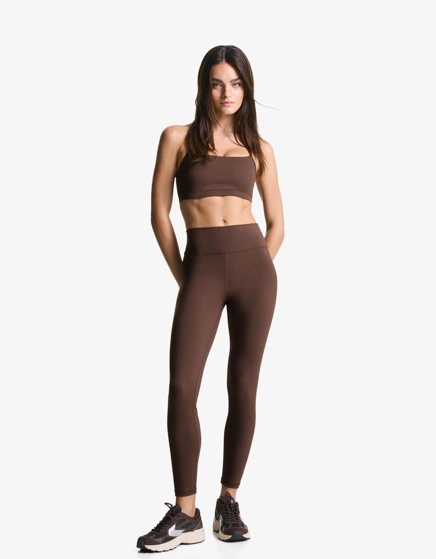 Leggings quick dry & breathable-Marrón-0