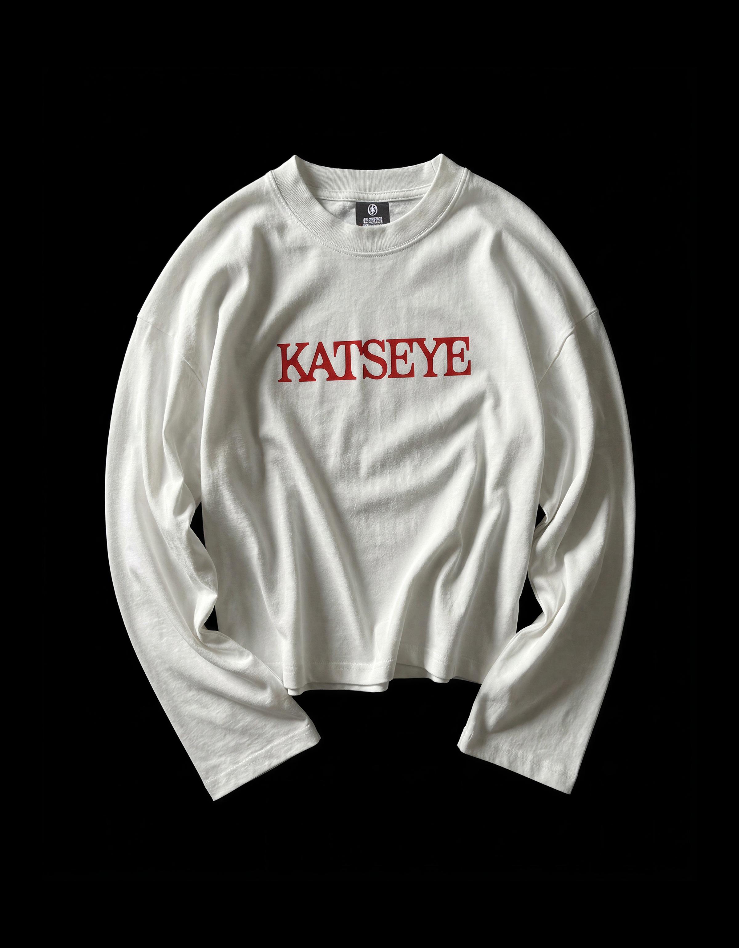 KATSEYE print long sleeve T-shirt — Off white