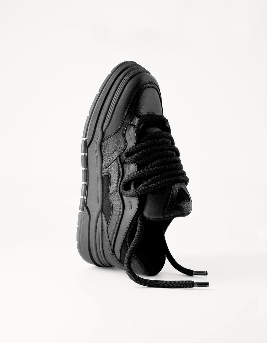 Zapatillas volumen skate-Negro-2