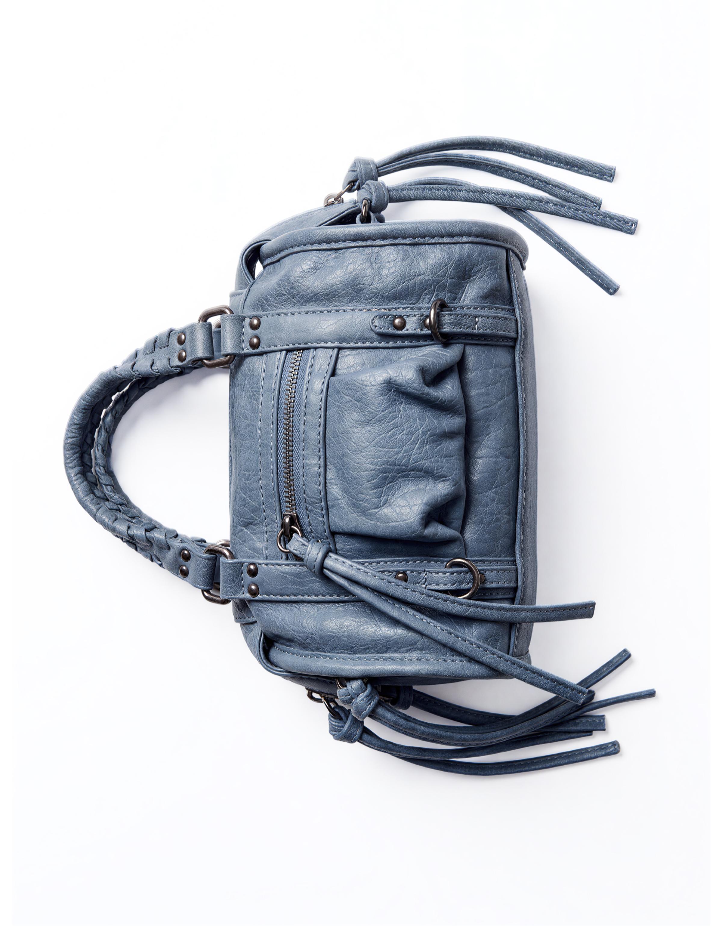 Mini bowling bag — Washed out blue