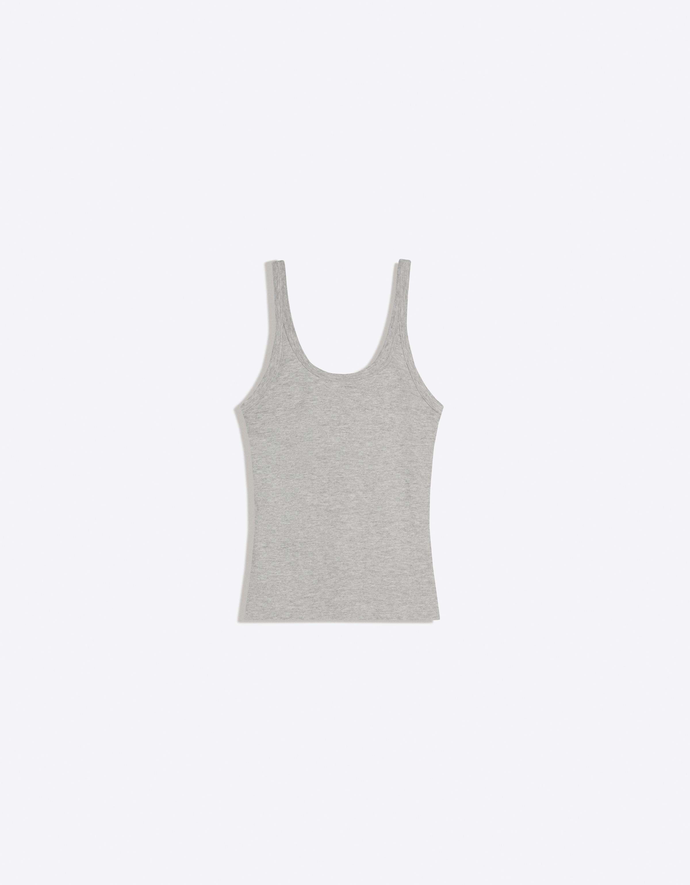 Bershka Rib askılı tişört