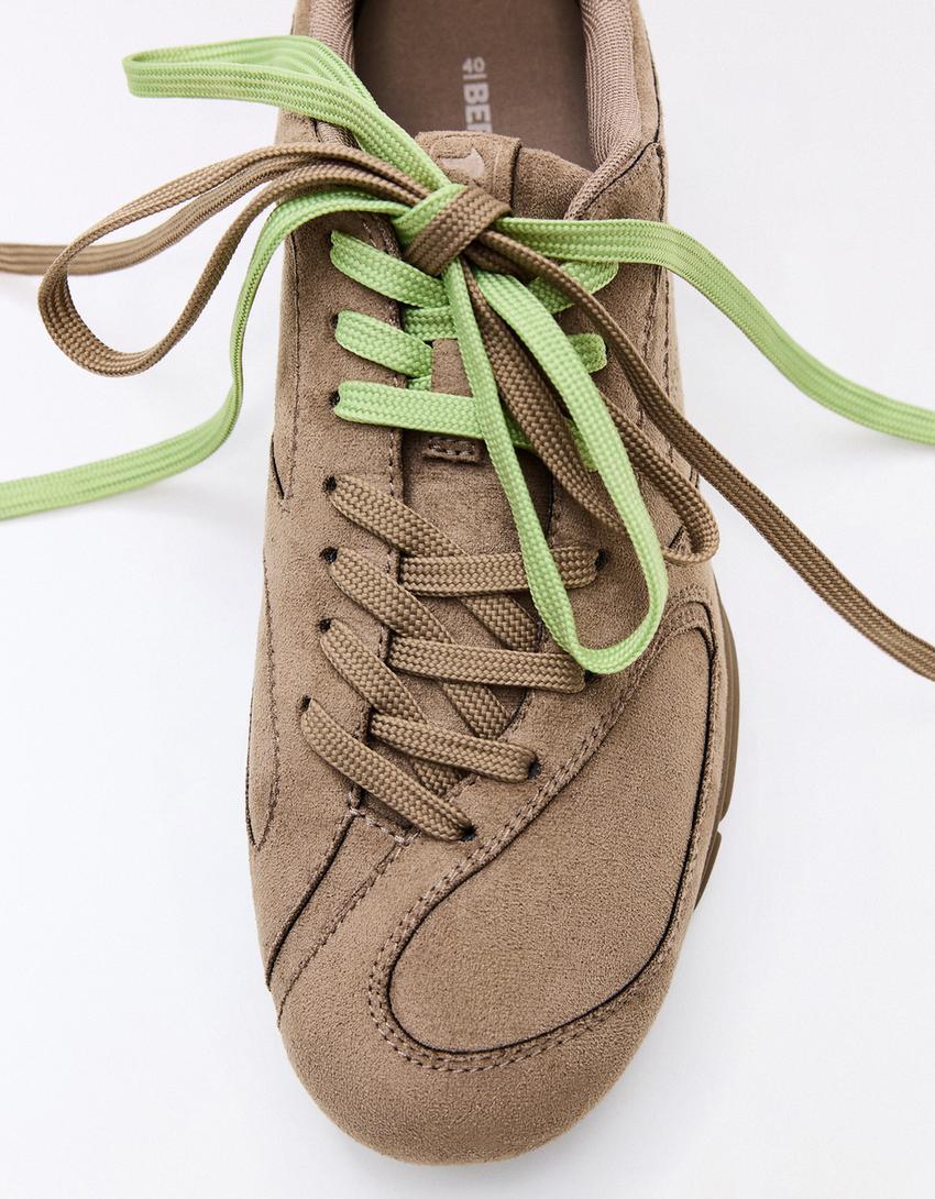 Fine sole sneakers-TAUPE