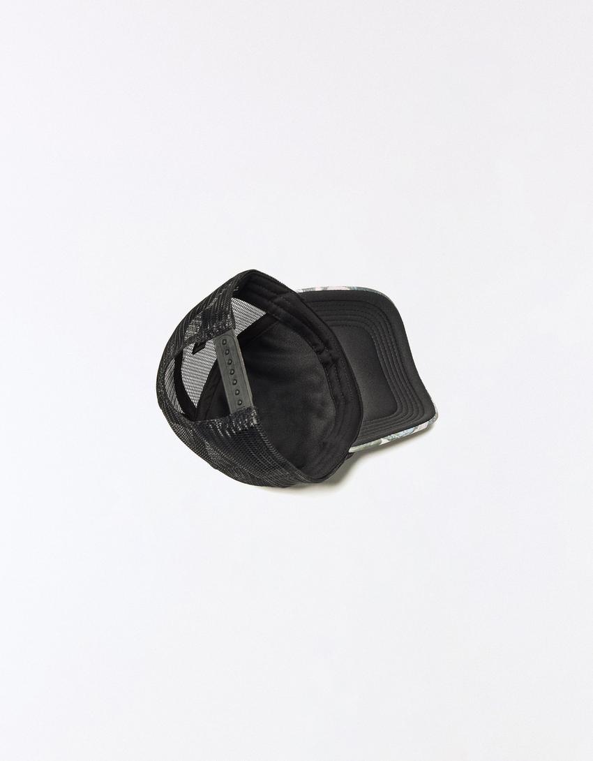 Printed trucker cap-Green