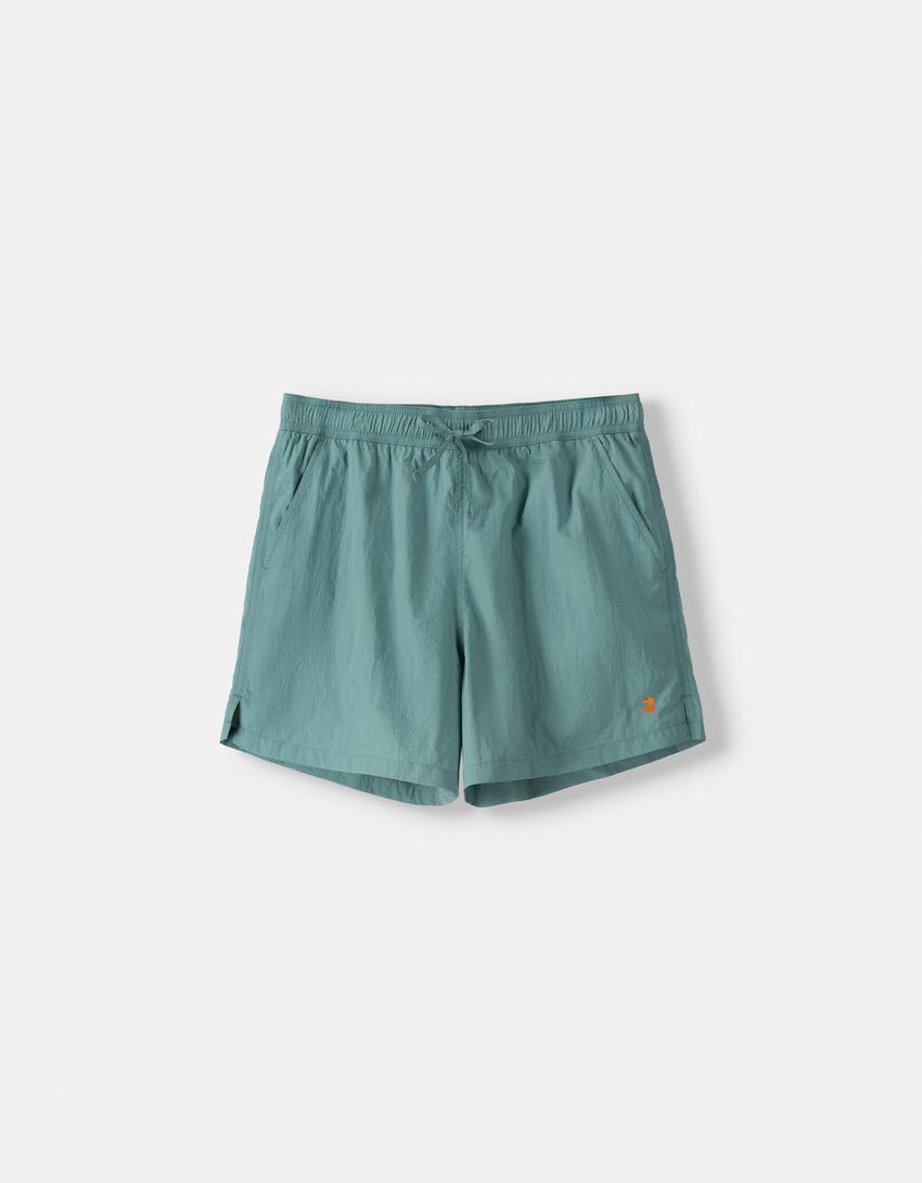 Bañador boxy monocolor-Azul-4