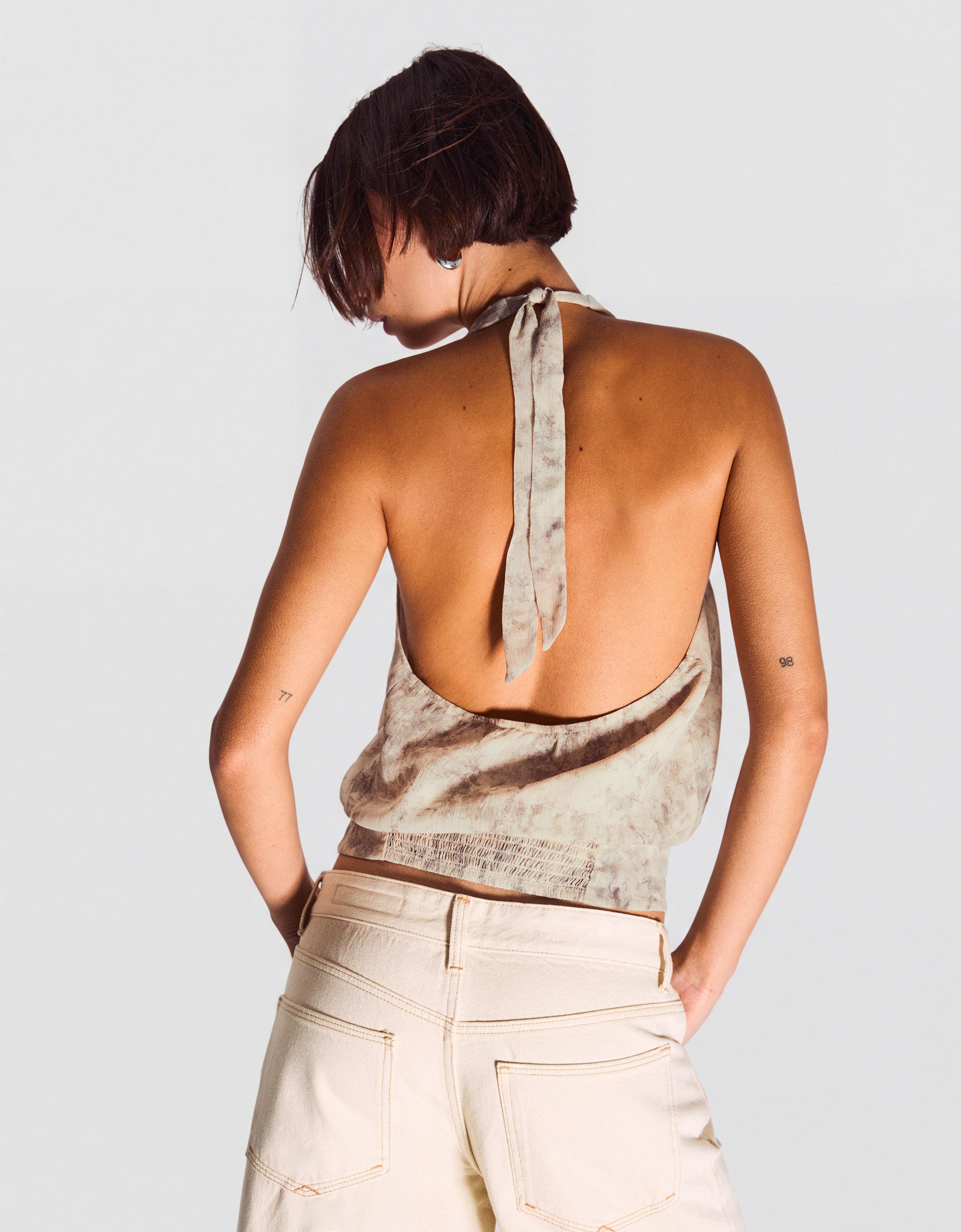 Çapraz halter bluz - Görsel 20