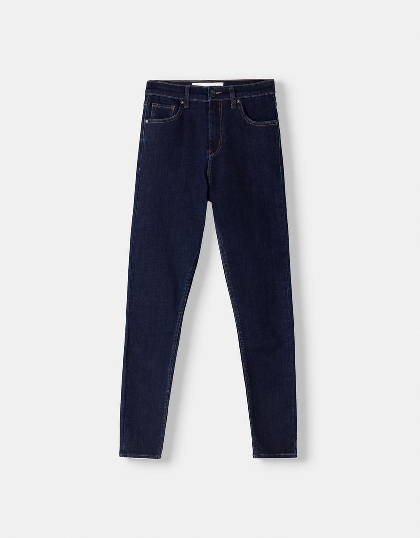 Jeans super high waist skinny-Marino
