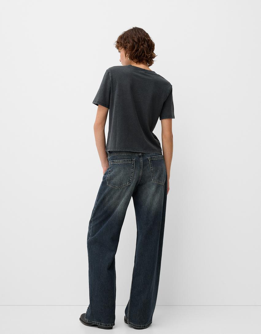 Blugi baggy-Verde-1
