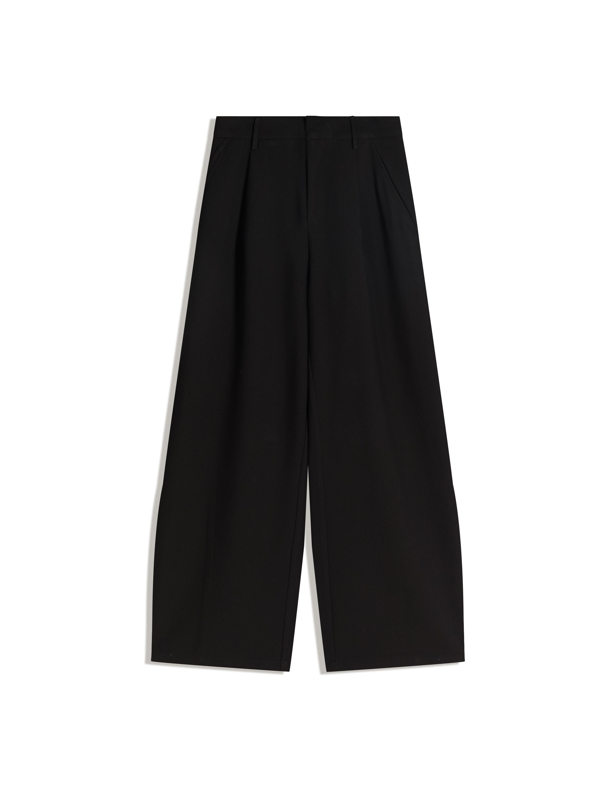 Çift kumaşlı hacimli pantolon - Görsel 8