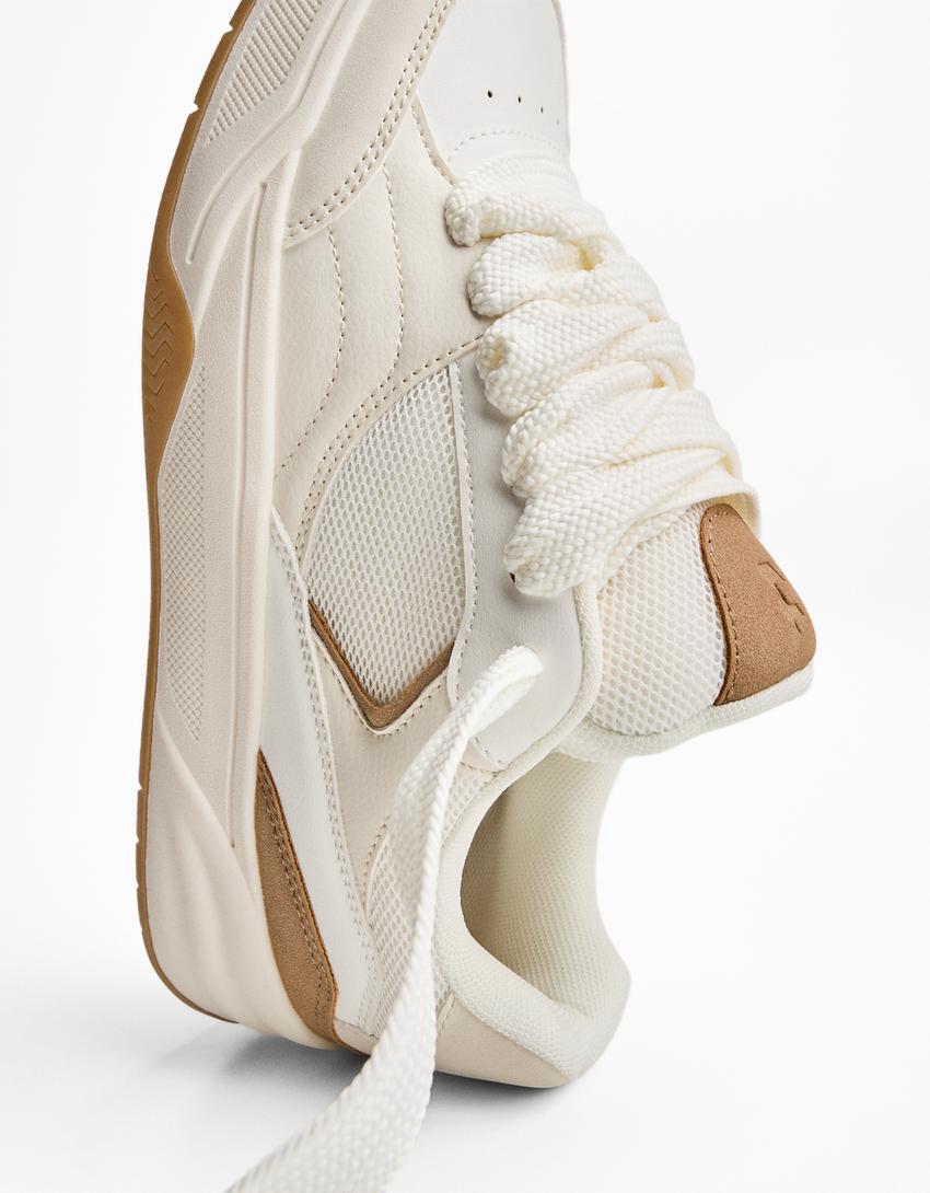 Baskets volume combinées-Multicouleur