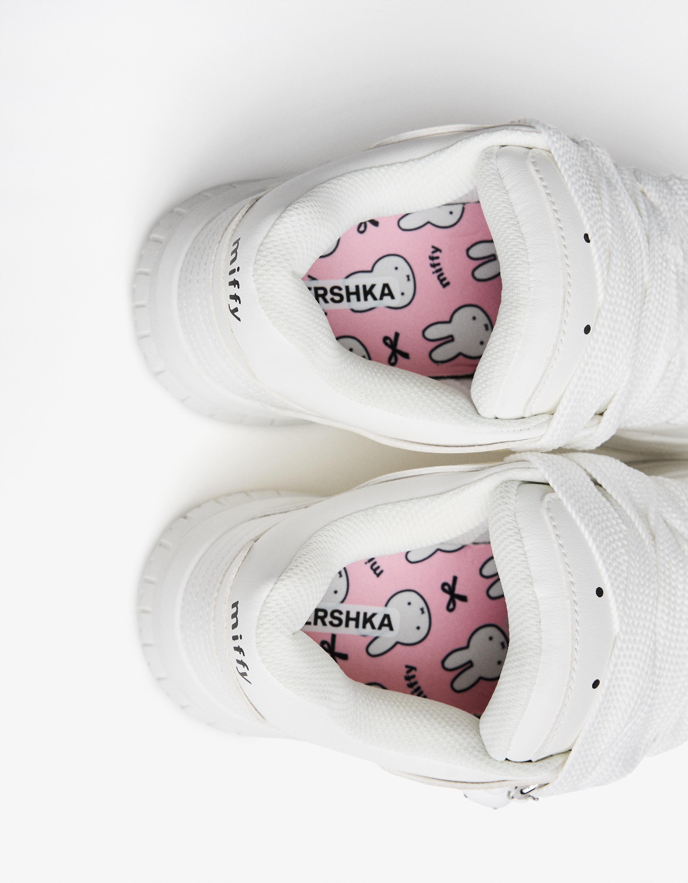 Miffy skate shoes — WHITE