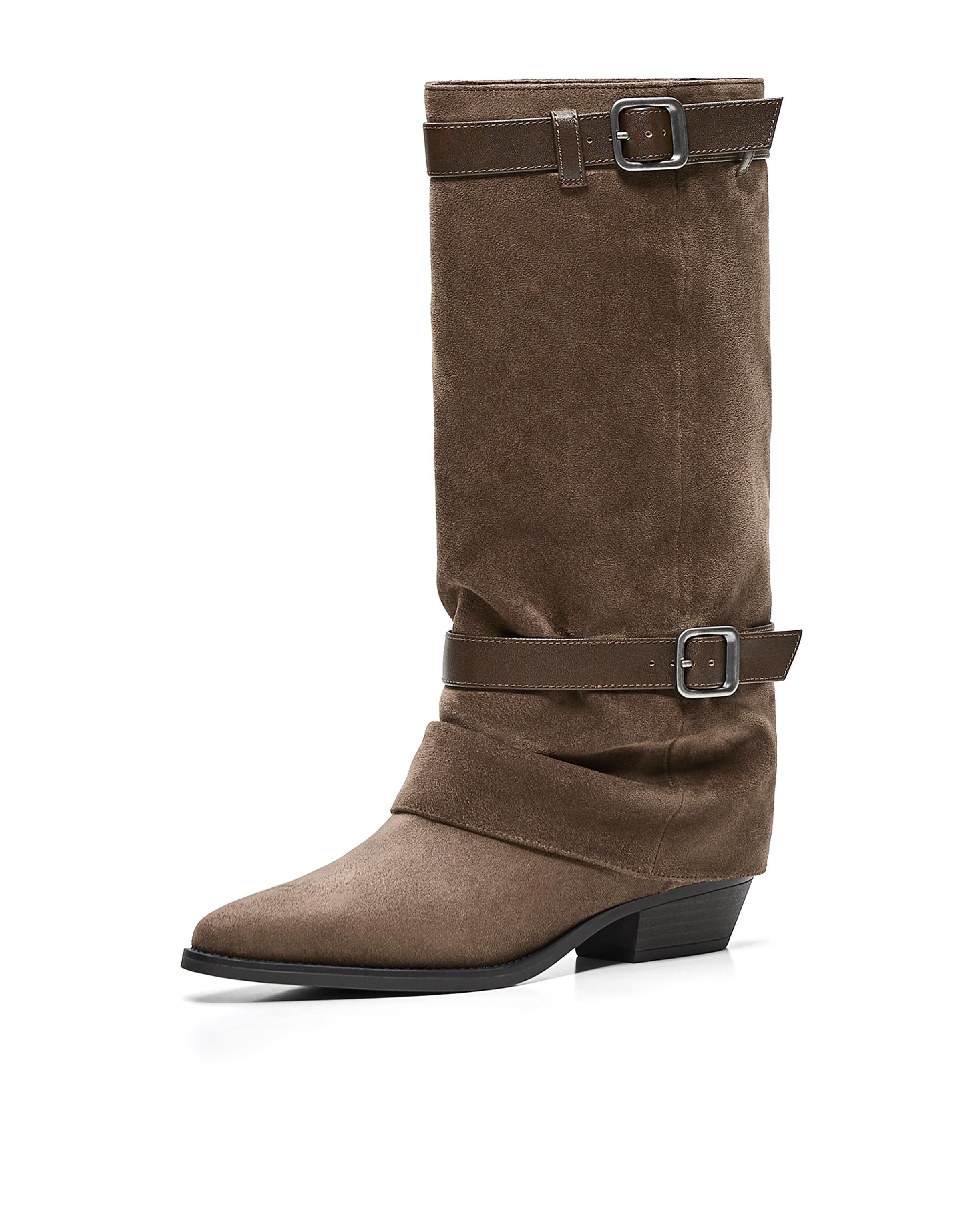 Buckle trouser boots — 1-723