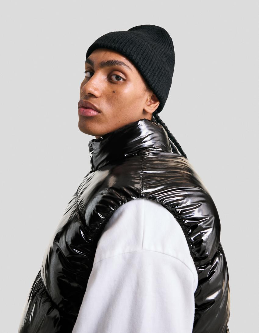 Chaleco puffy-Negro