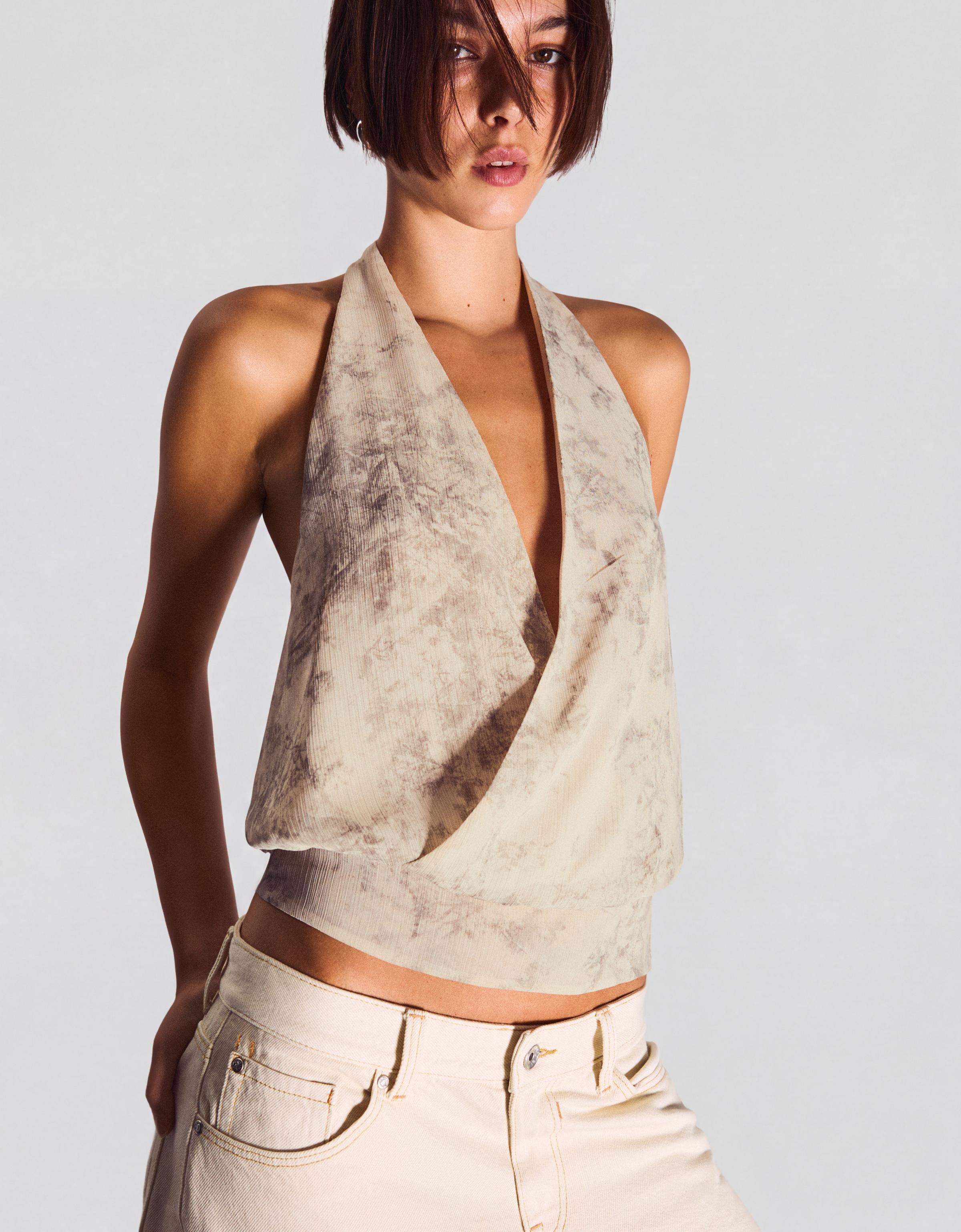 Çapraz halter bluz - Görsel 25