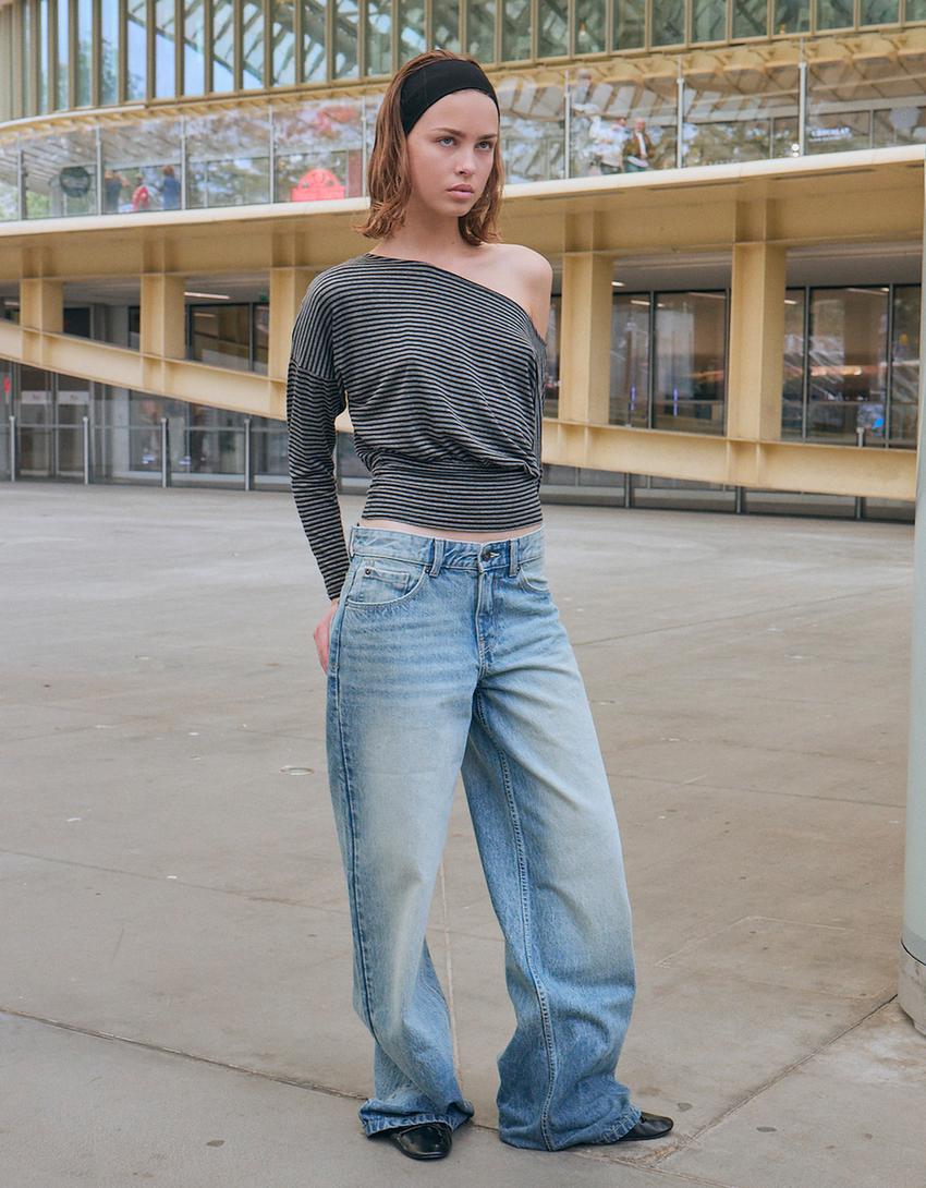 Boyfriend-jeans-Lyseblå-2